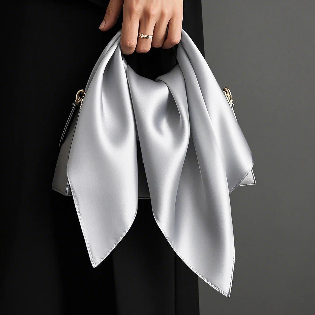 100% Mulberry Silk Square Scarf 53*53cm/21 - Image 22