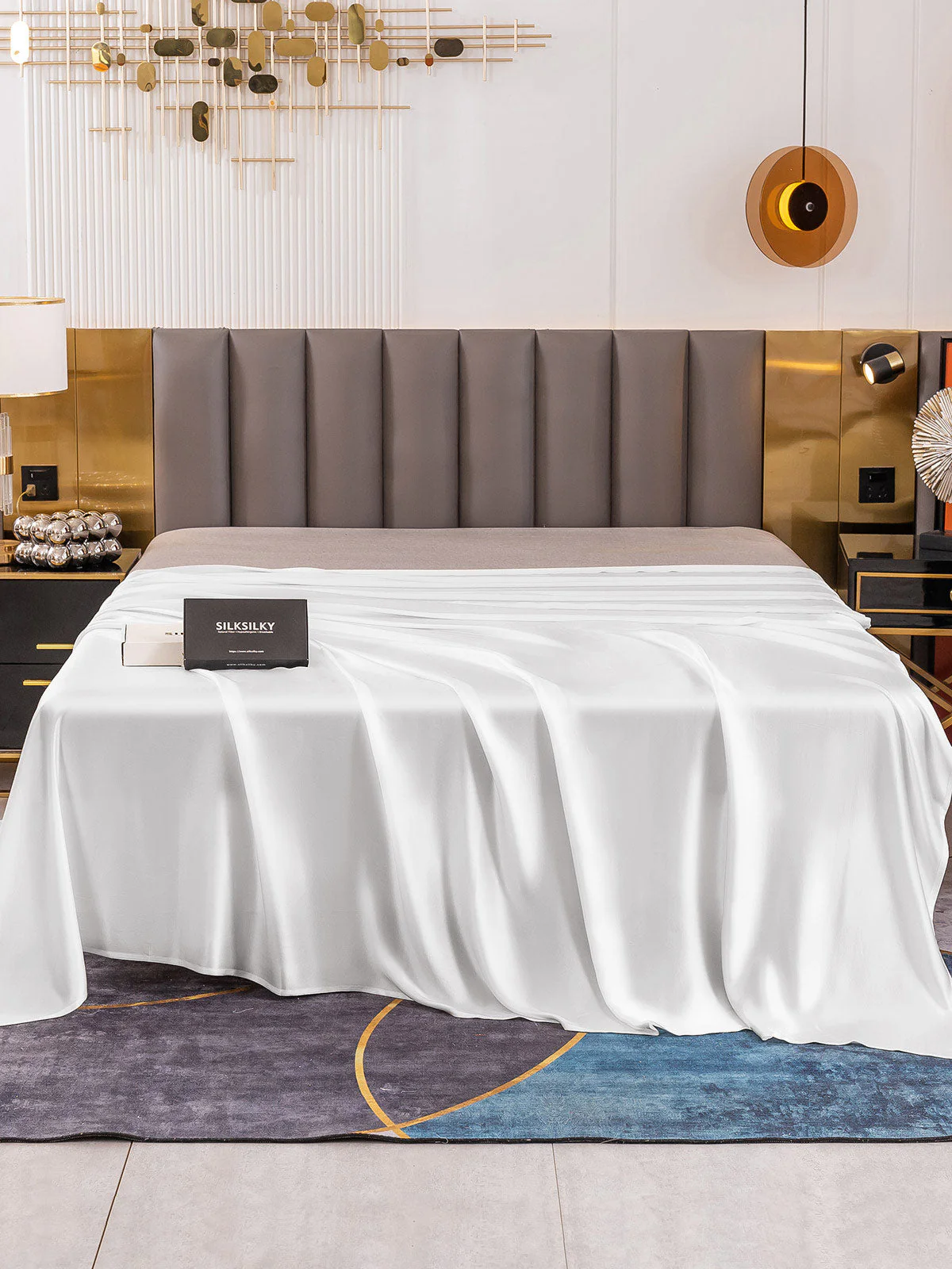 19Momme Mulberry Silk Seamless Flat Sheet - Image 12