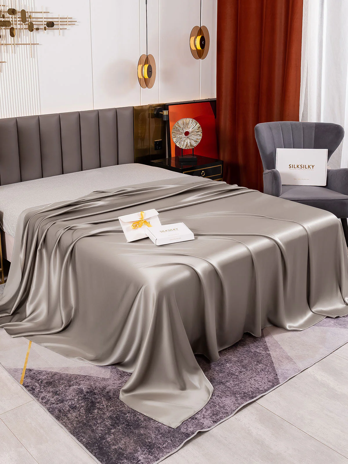 19Momme Mulberry Silk Seamless Flat Sheet - Image 19