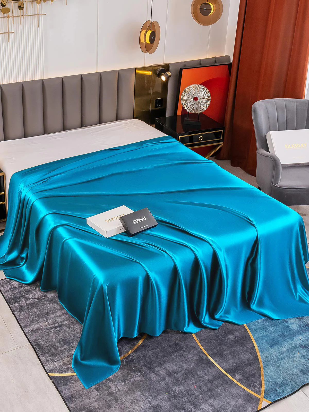 19Momme Mulberry Silk Seamless Flat Sheet - Image 31