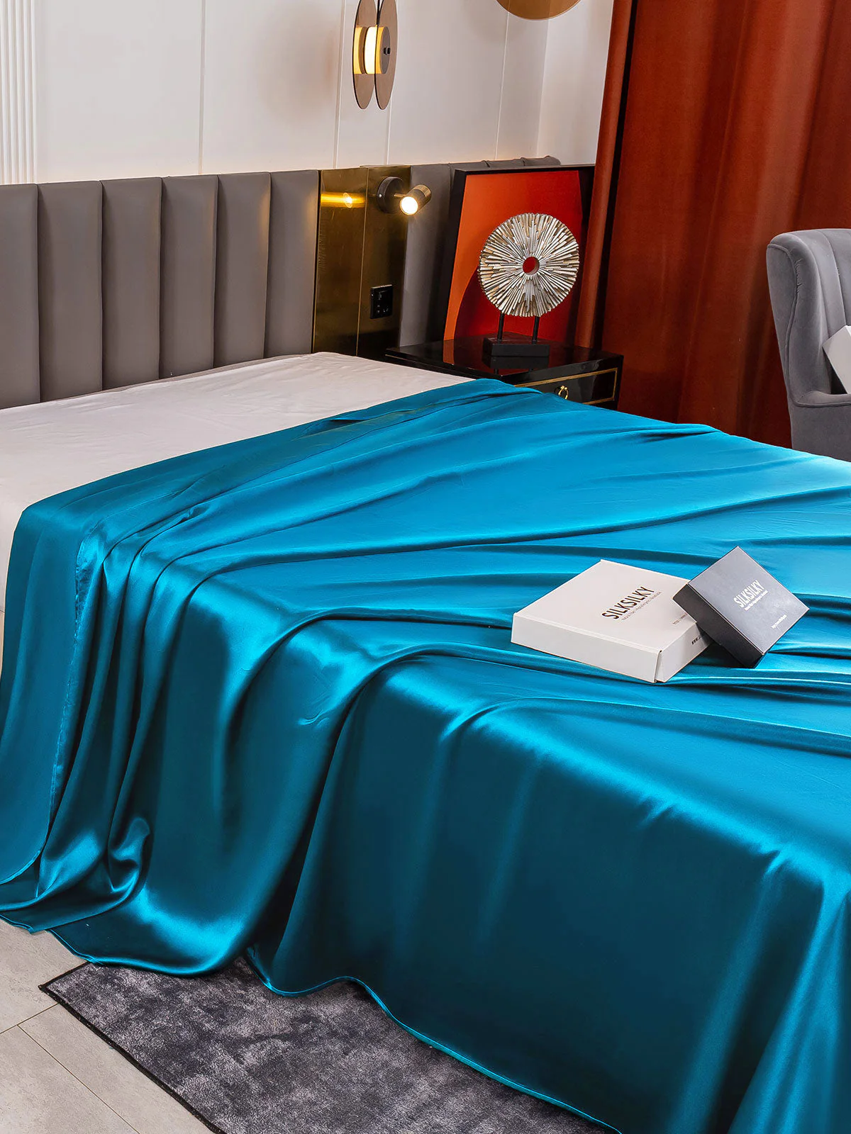 19Momme Mulberry Silk Seamless Flat Sheet - Image 33