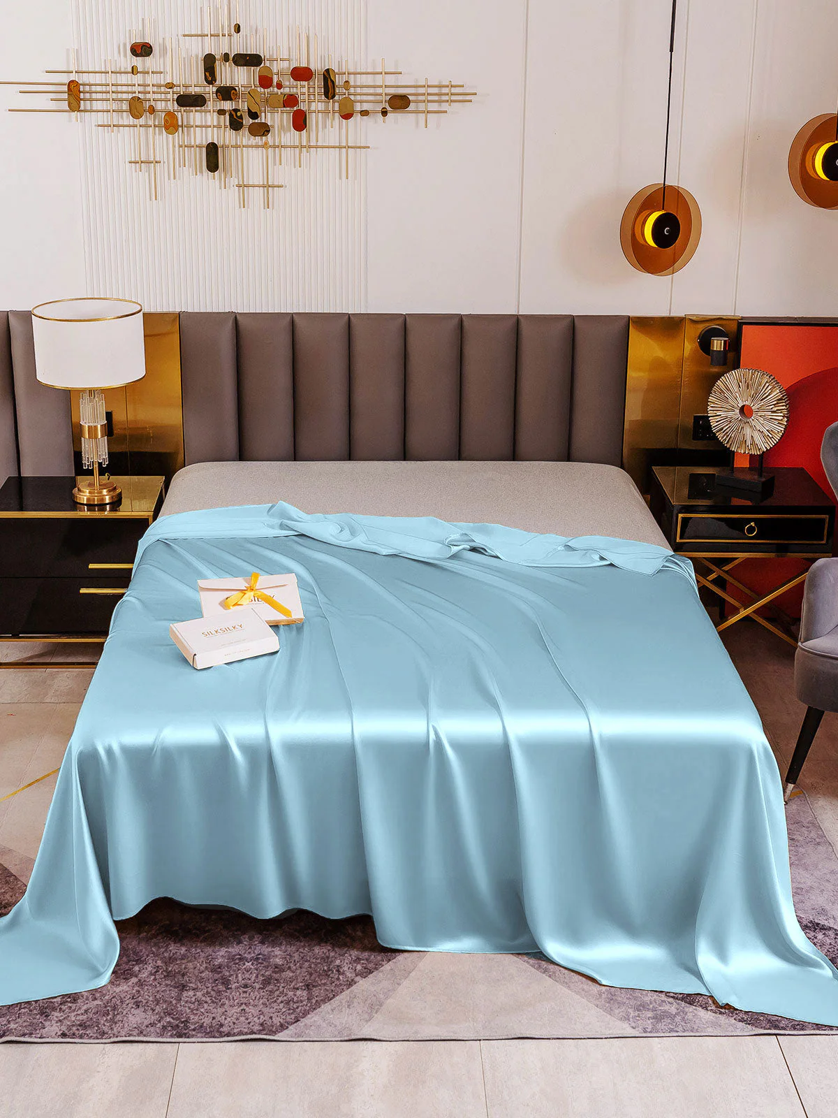19Momme Mulberry Silk Seamless Flat Sheet - Image 38