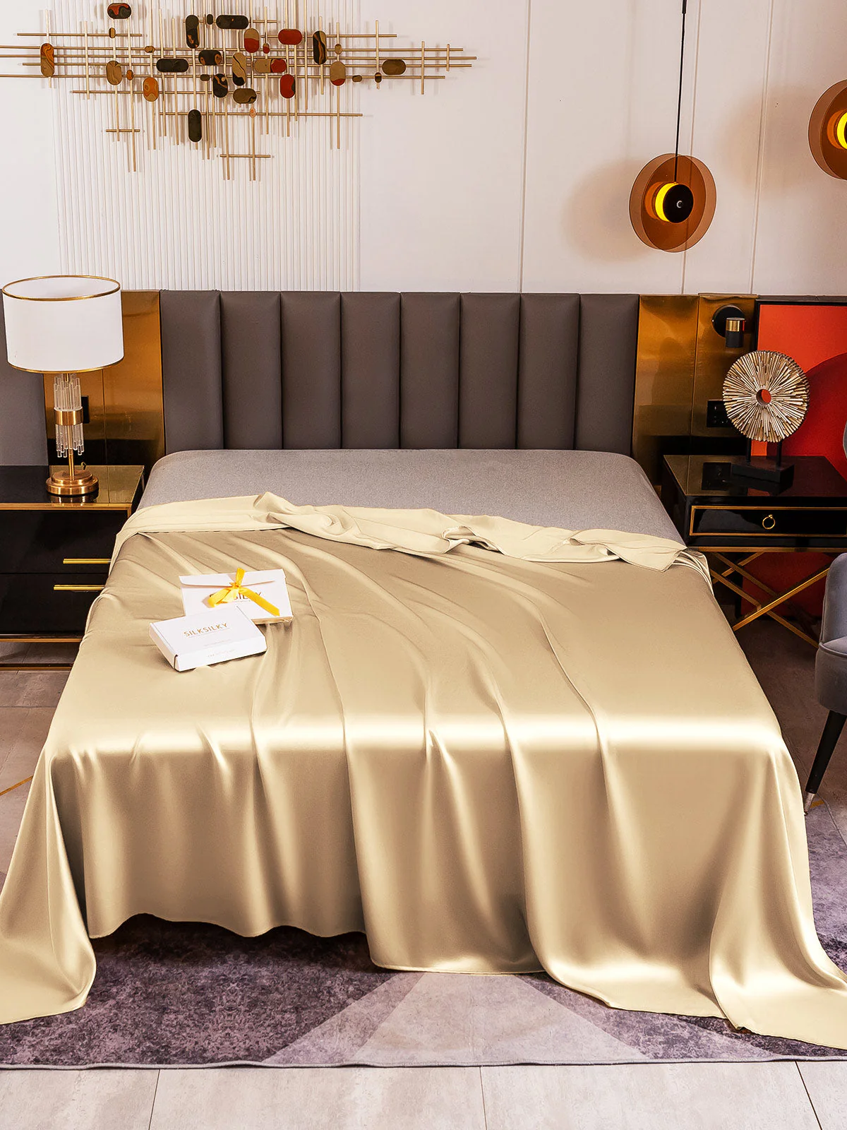 19Momme Mulberry Silk Seamless Flat Sheet - Image 41