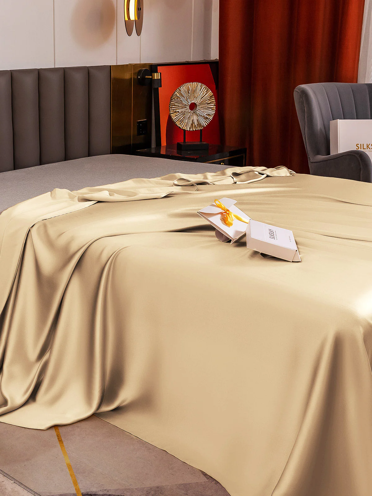 19Momme Mulberry Silk Seamless Flat Sheet - Image 42