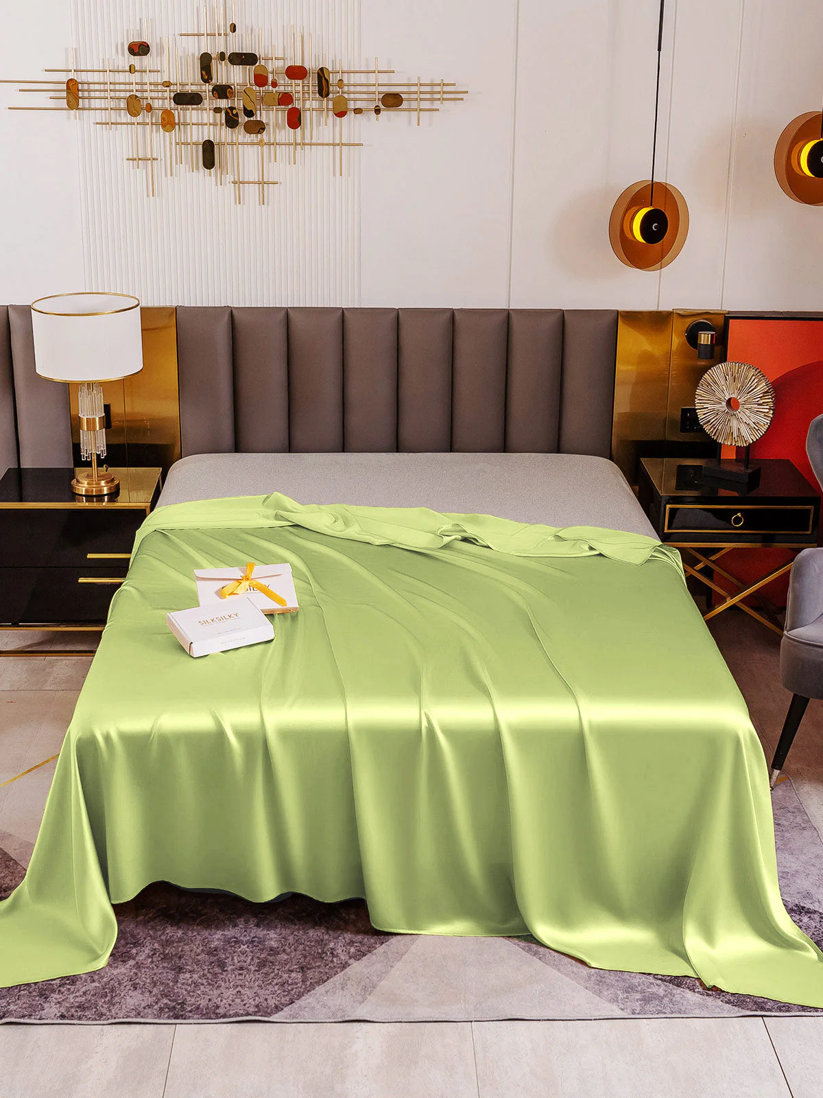 19Momme Mulberry Silk Seamless Flat Sheet - Image 47
