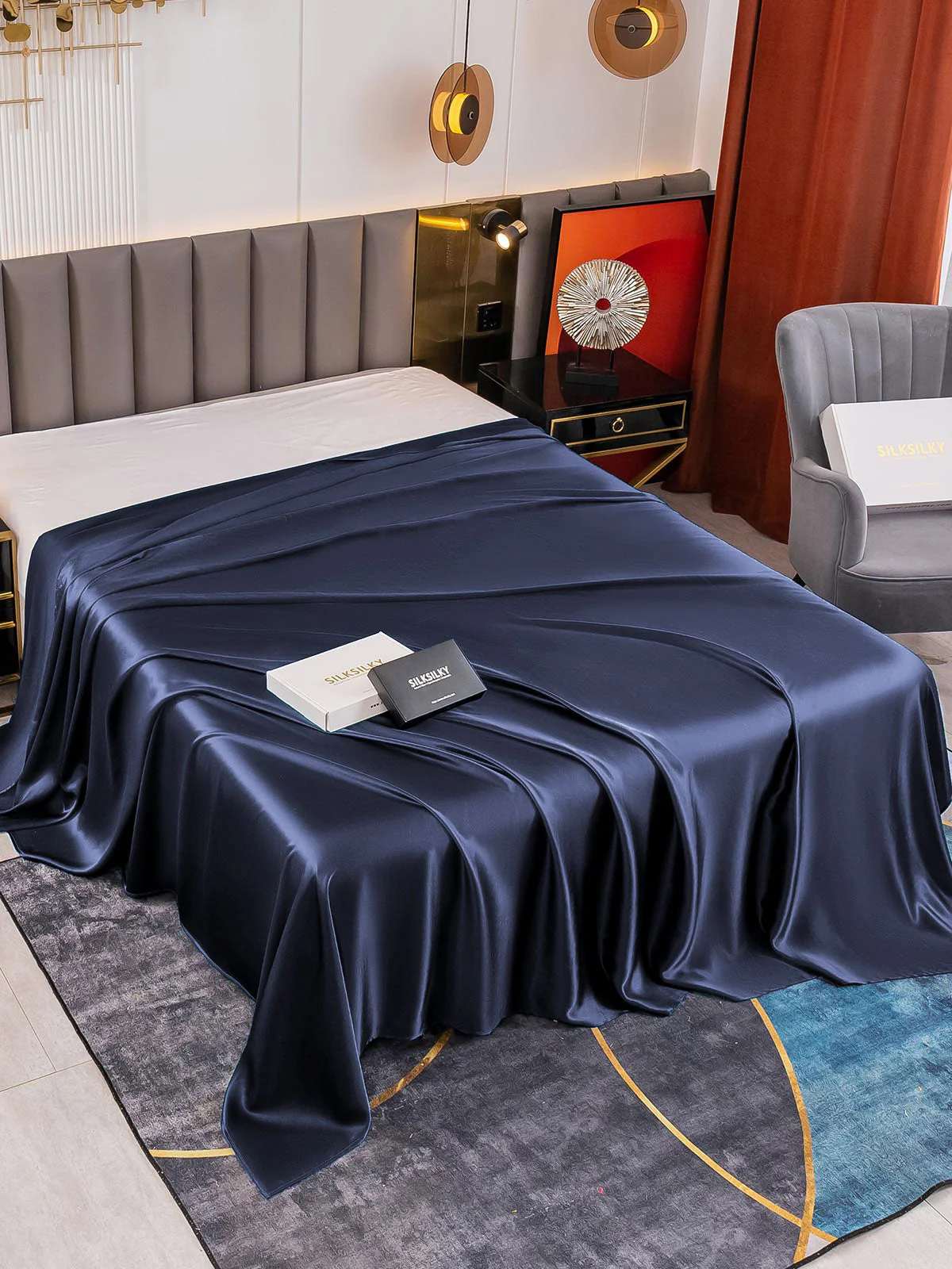 19Momme Mulberry Silk Seamless Flat Sheet - Image 5