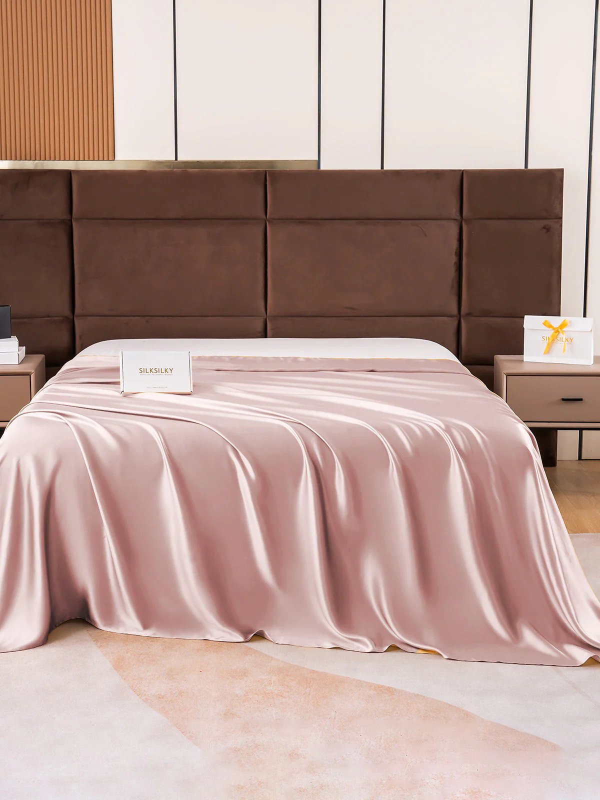 19Momme Mulberry Silk Seamless Flat Sheet - Image 52