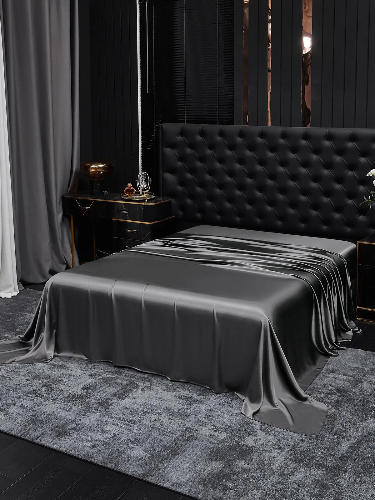 19Momme Mulberry Silk Seamless Flat Sheet - Image 54