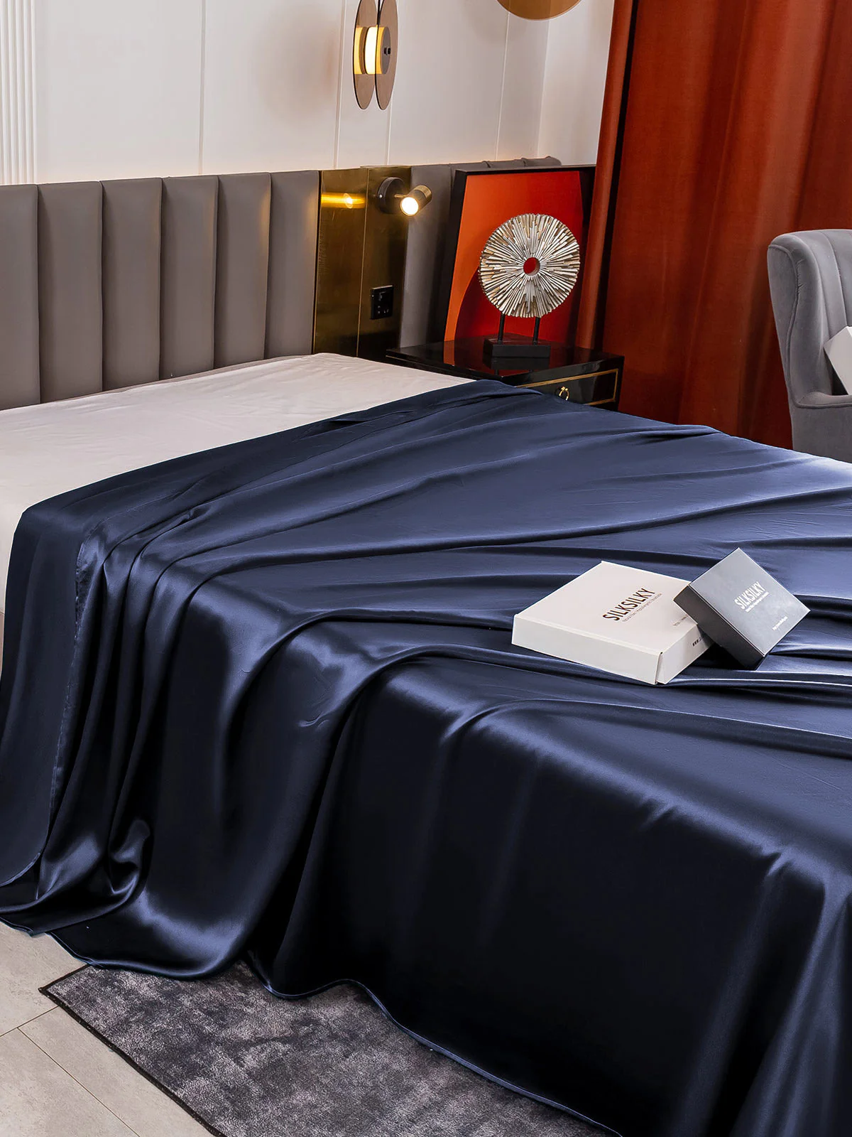 19Momme Mulberry Silk Seamless Flat Sheet - Image 7