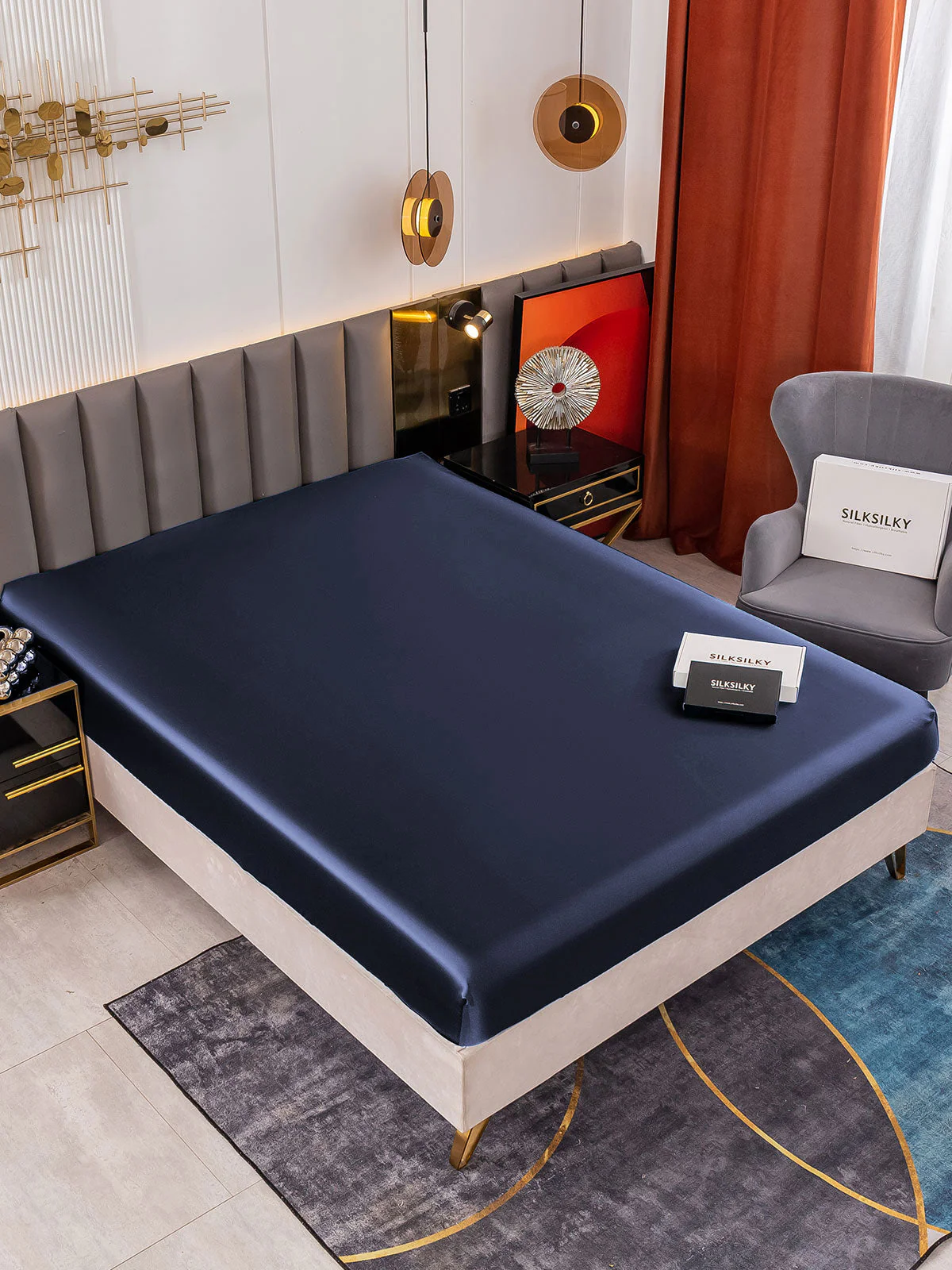 19Momme Mulberry Silk Seamless Fitted Sheet - Image 11
