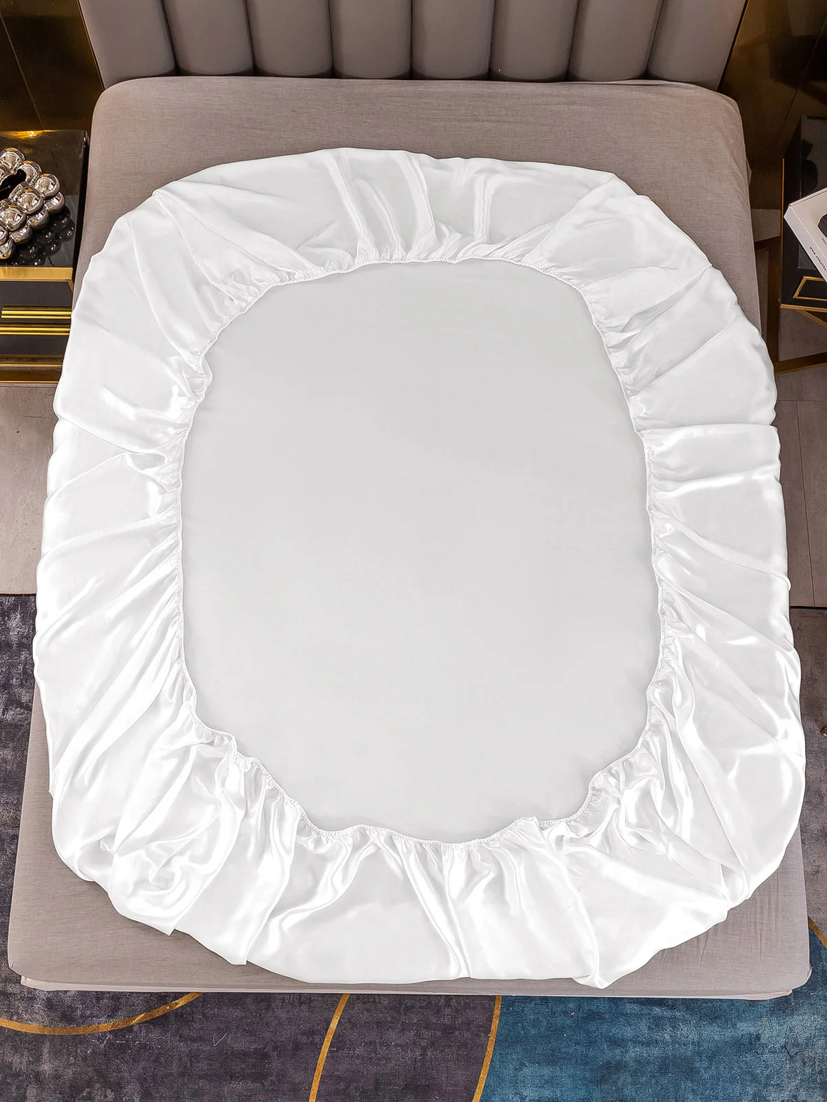 19Momme Mulberry Silk Seamless Fitted Sheet - Image 19