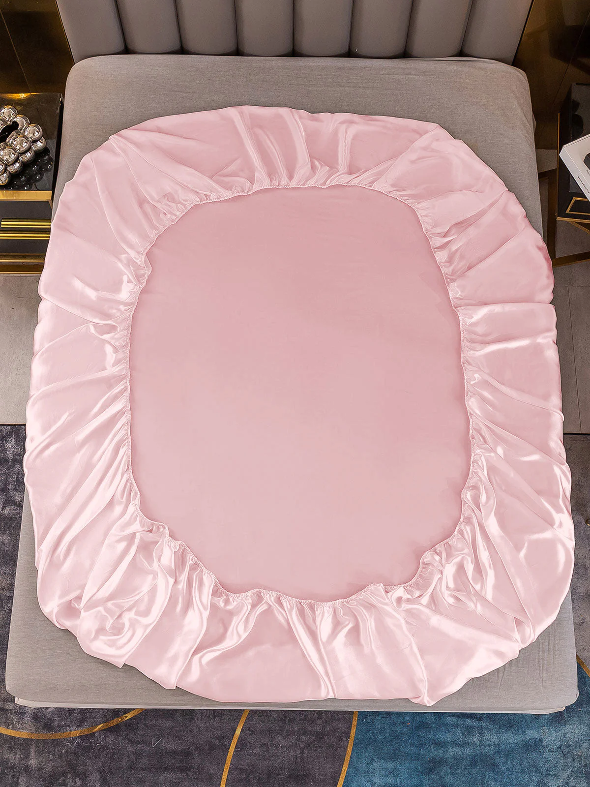 19Momme Mulberry Silk Seamless Fitted Sheet - Image 37