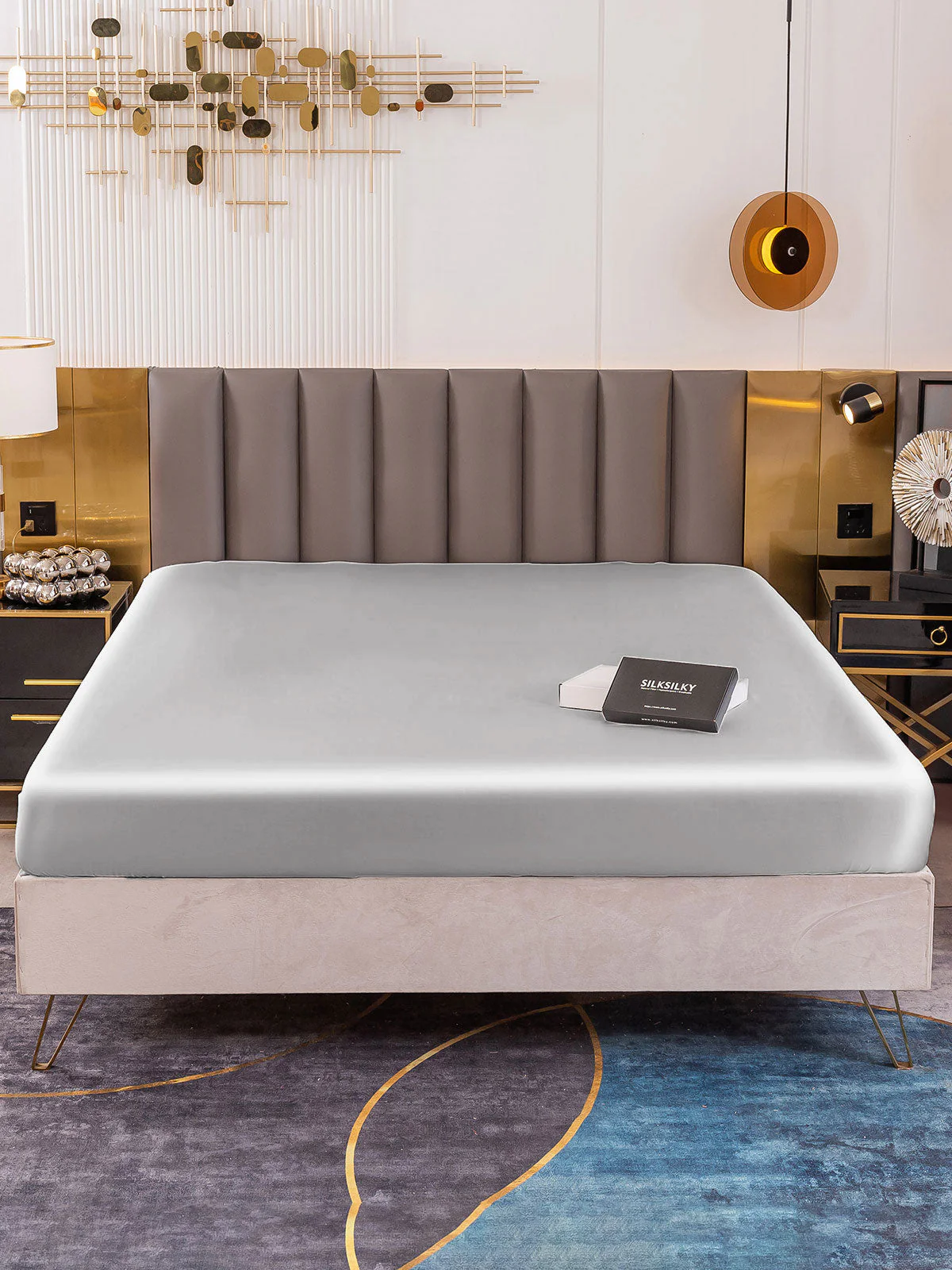 19Momme Mulberry Silk Seamless Fitted Sheet - Image 40