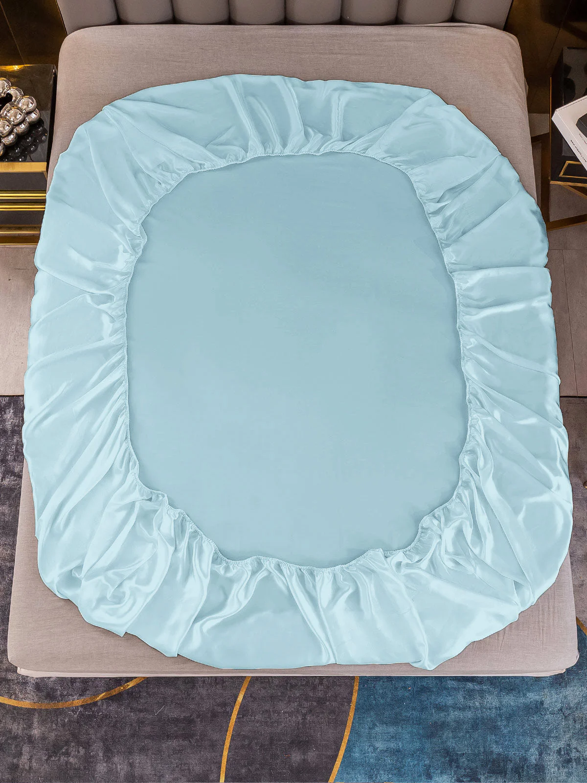 19Momme Mulberry Silk Seamless Fitted Sheet - Image 57