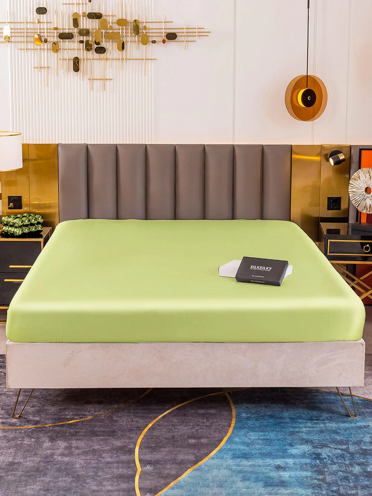 19Momme Mulberry Silk Seamless Fitted Sheet - Image 68