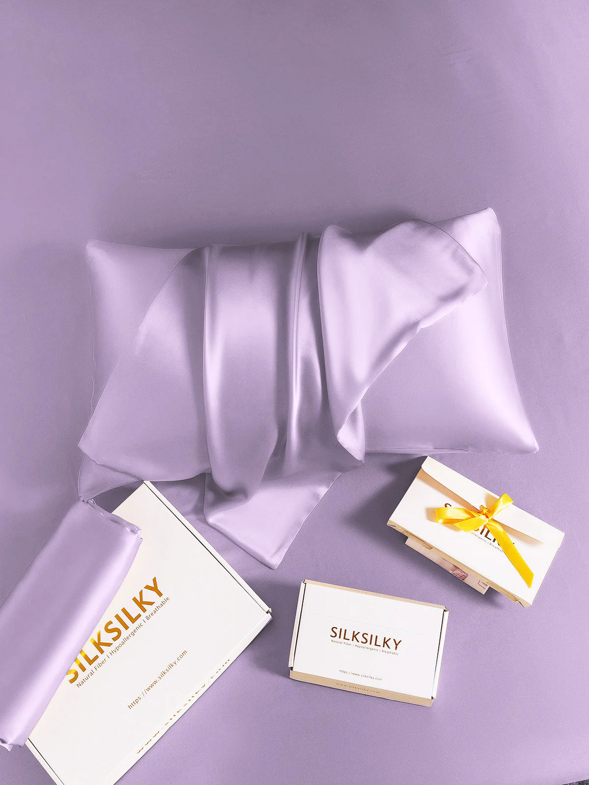 19Momme 100% Mulberry Silk Pillowcase - Envelope Closure - Image 126