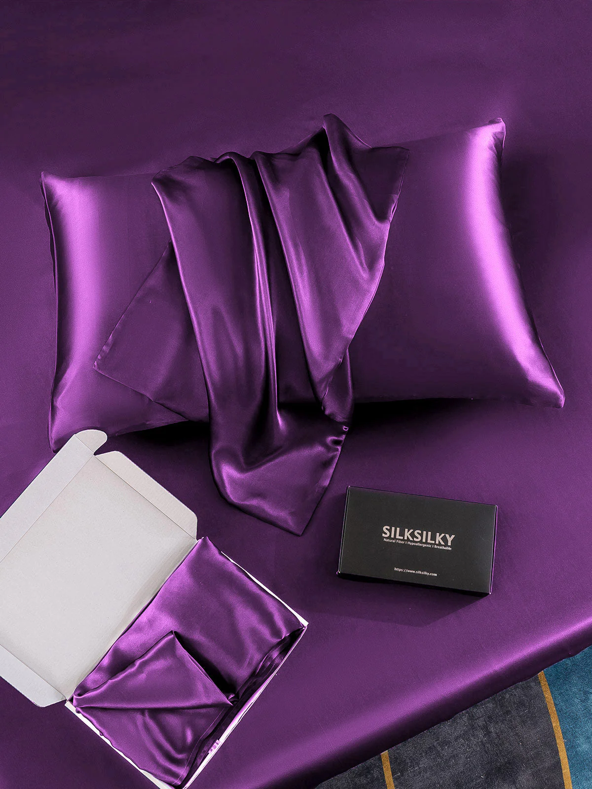 19Momme 100% Mulberry Silk Pillowcase - Envelope Closure - Image 140