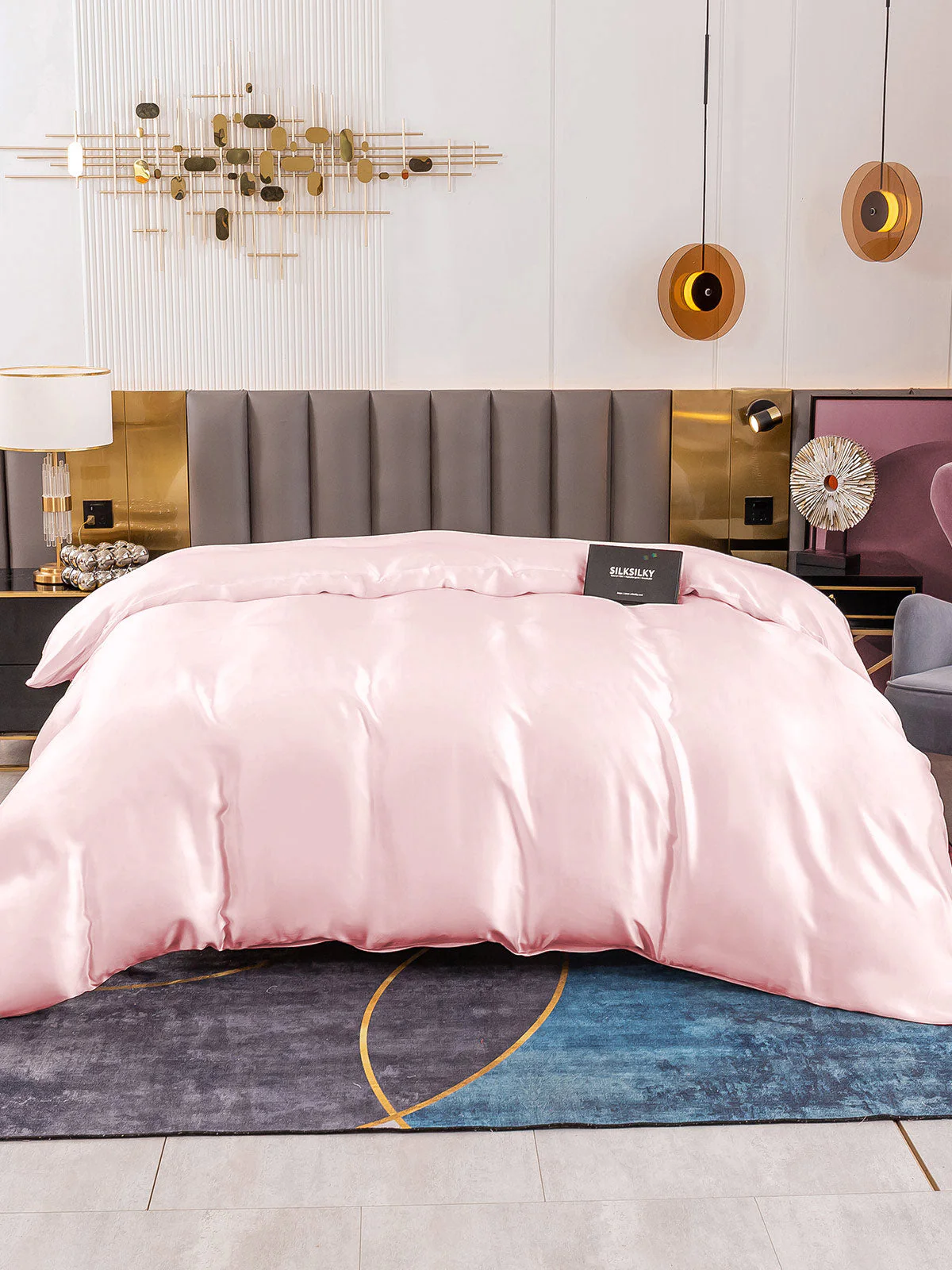 19Momme Mulberry Silk Seamless Duvet Cover - Image 12