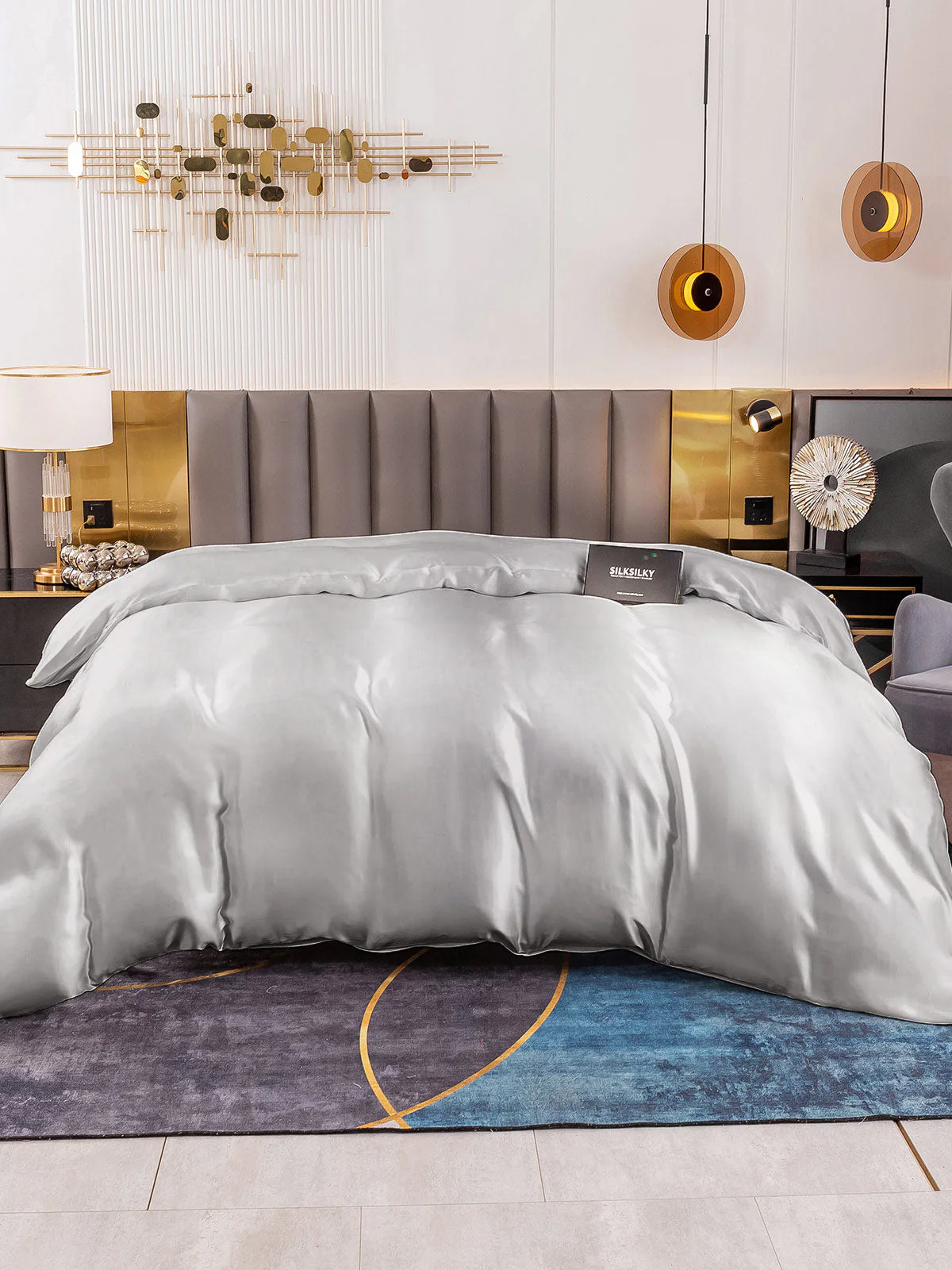 19Momme Mulberry Silk Seamless Duvet Cover - Image 16