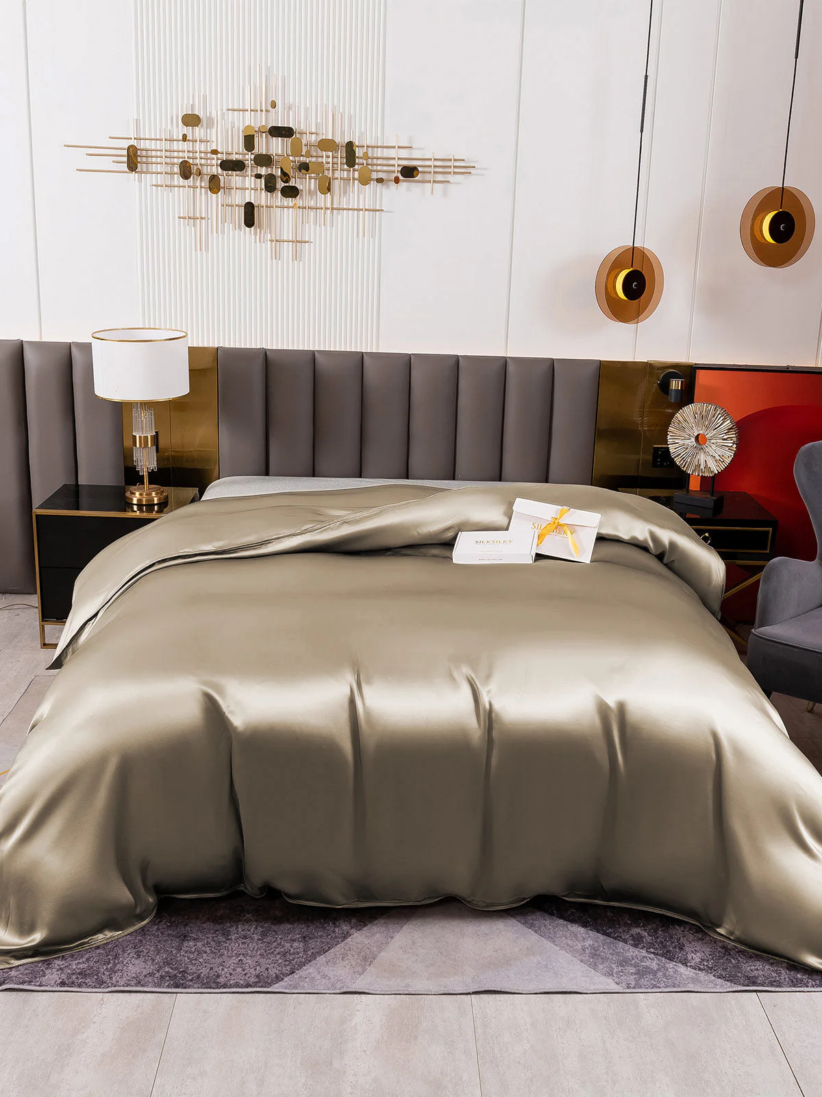 19Momme Mulberry Silk Seamless Duvet Cover - Image 34