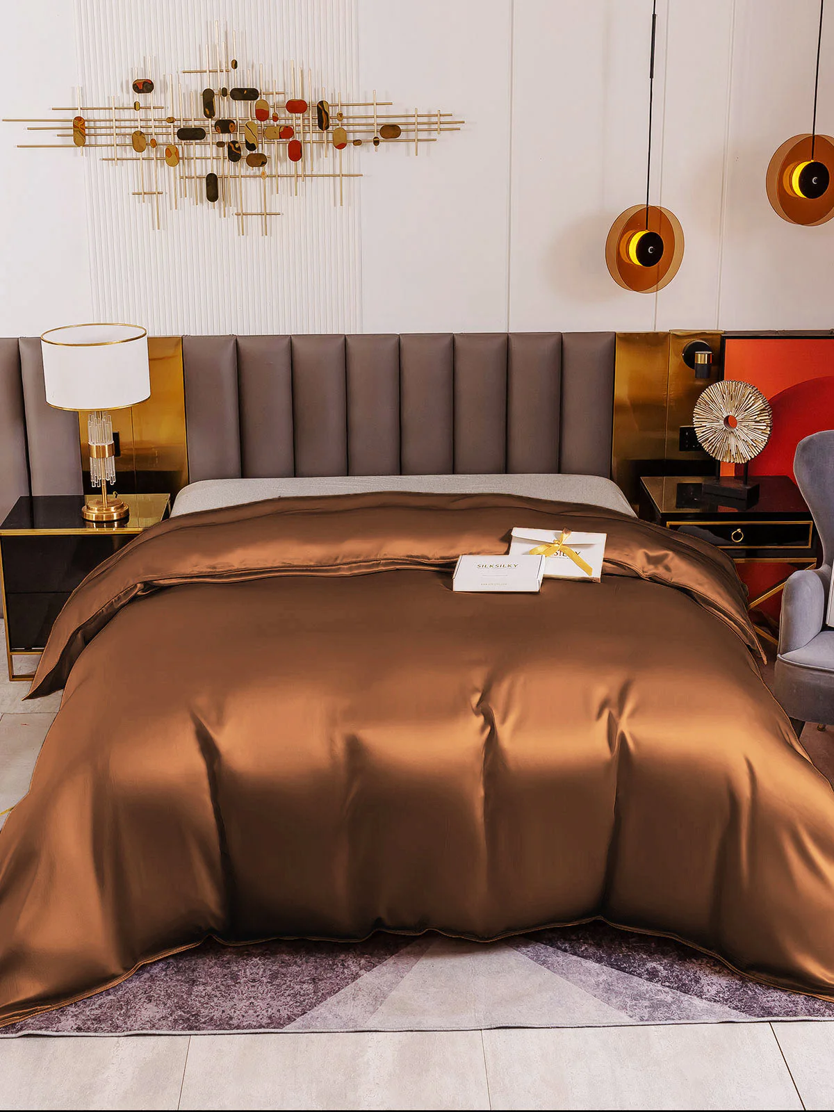19Momme Mulberry Silk Seamless Duvet Cover - Image 40