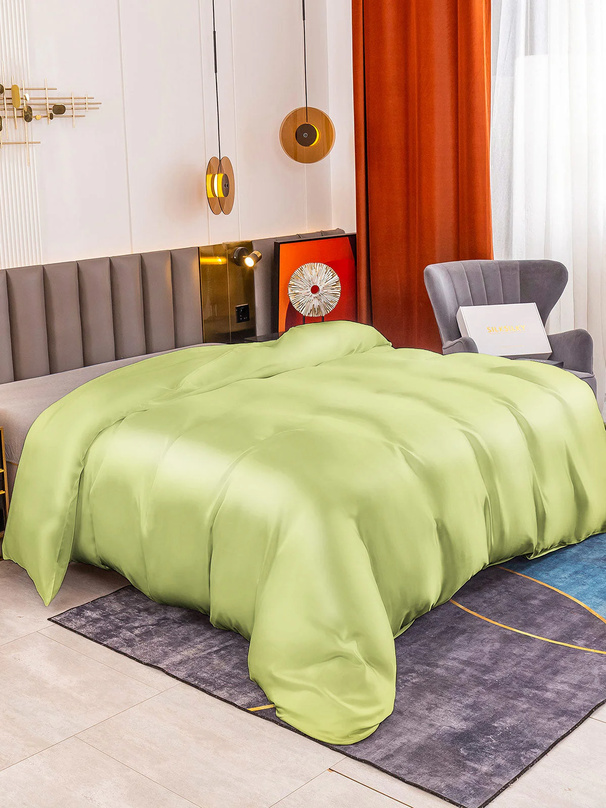 19Momme Mulberry Silk Seamless Duvet Cover - Image 51