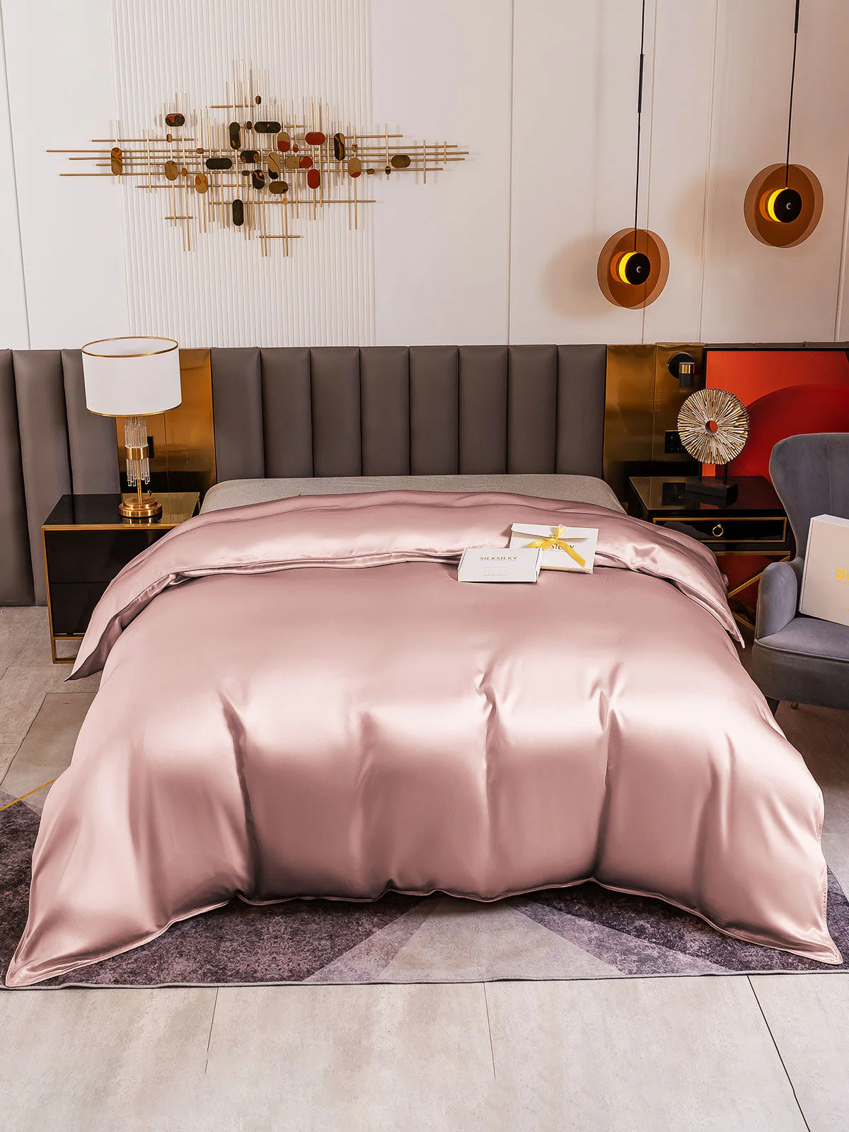 19Momme Mulberry Silk Seamless Duvet Cover - Image 59