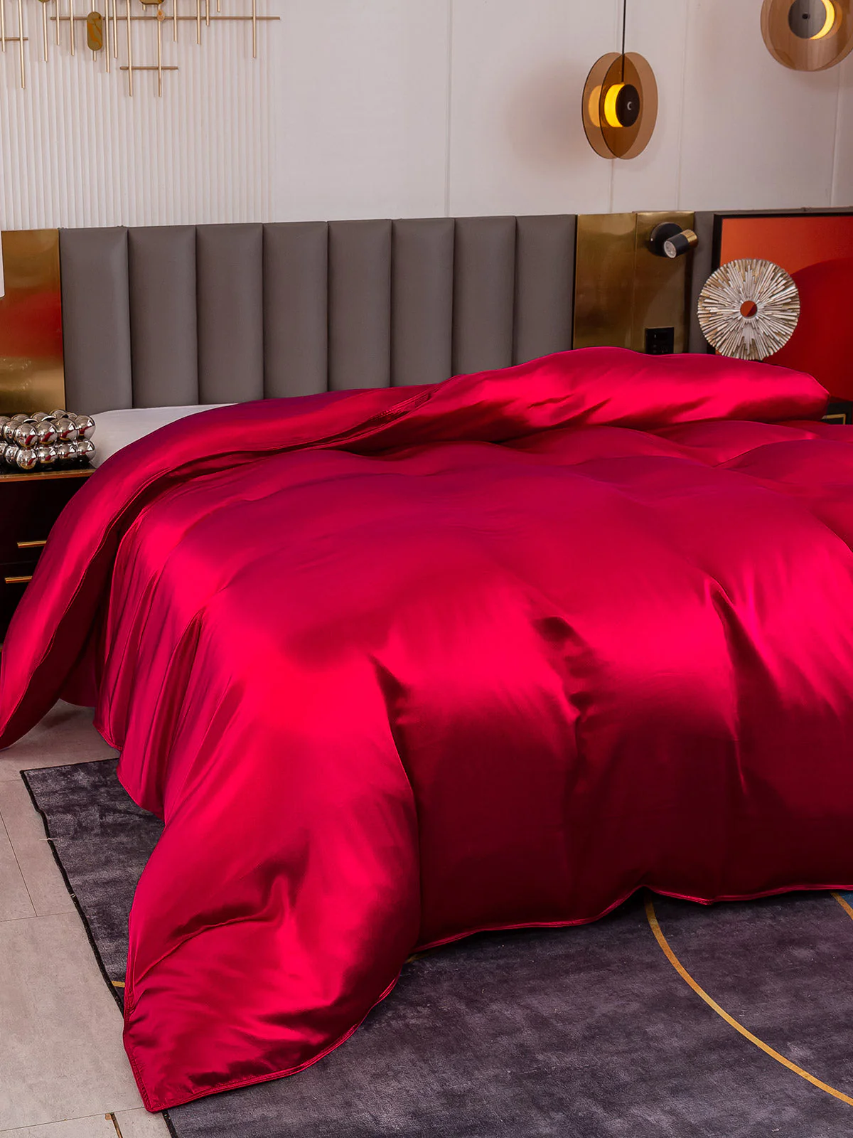 19Momme Mulberry Silk Seamless Duvet Cover - Image 6