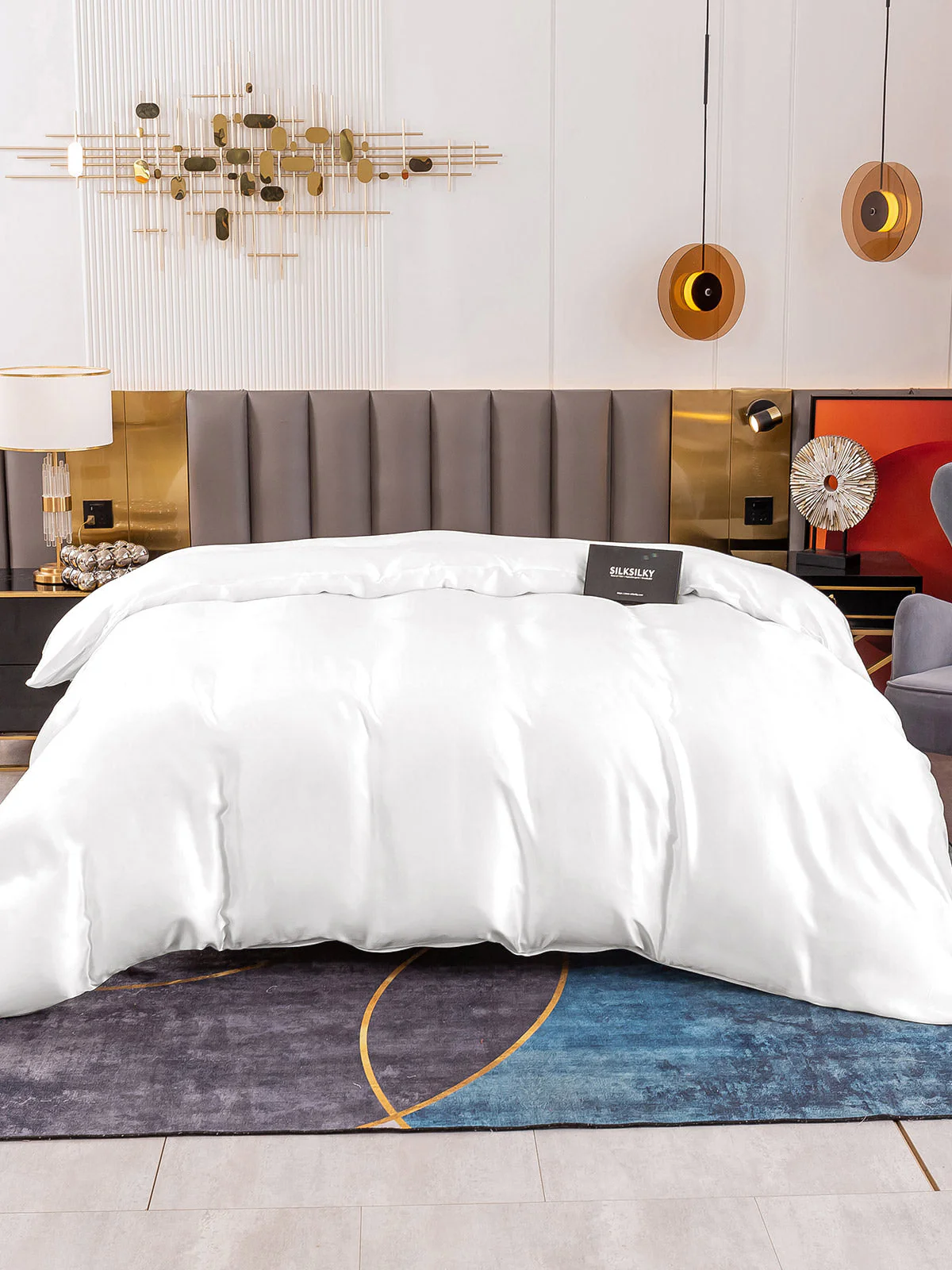19Momme Mulberry Silk Seamless Duvet Cover - Image 8