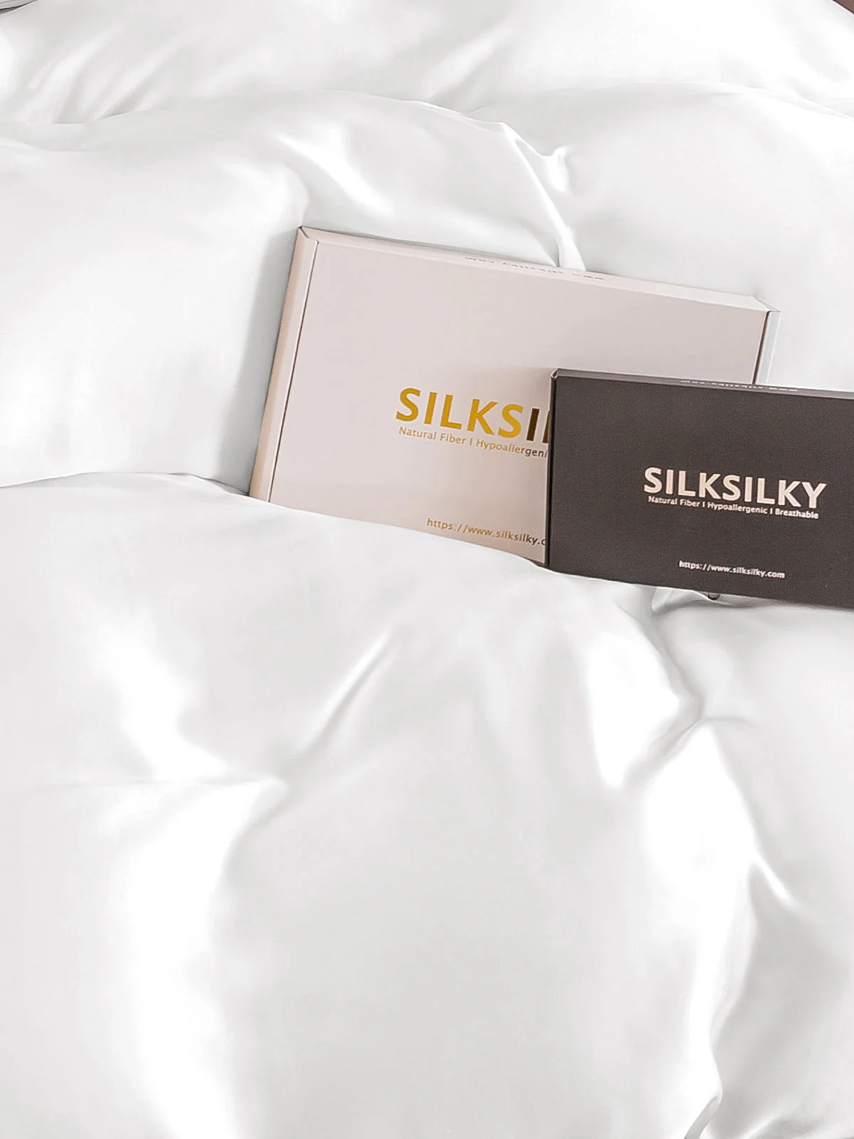 19Momme Mulberry Silk Seamless Duvet Cover - Image 9