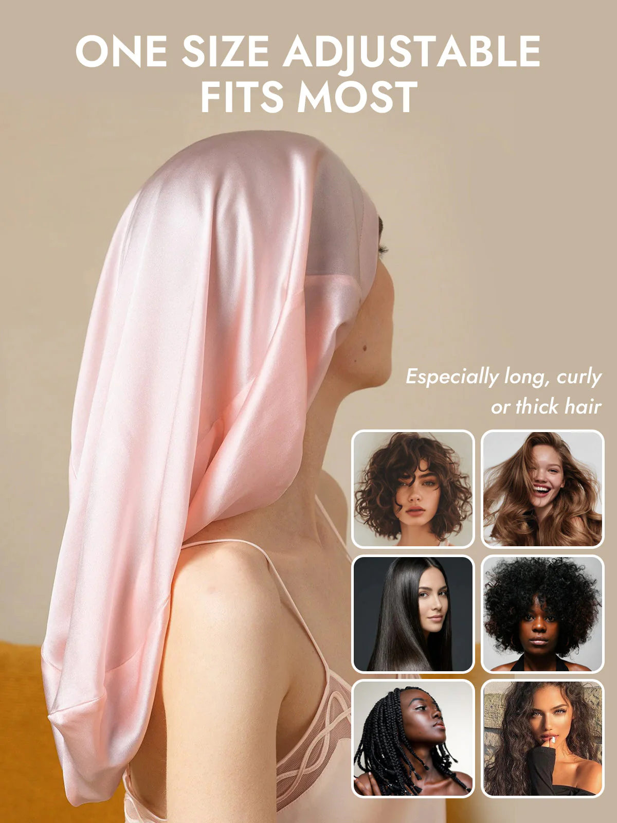 Pure Silk Elegant Long Bonnet - Image 30