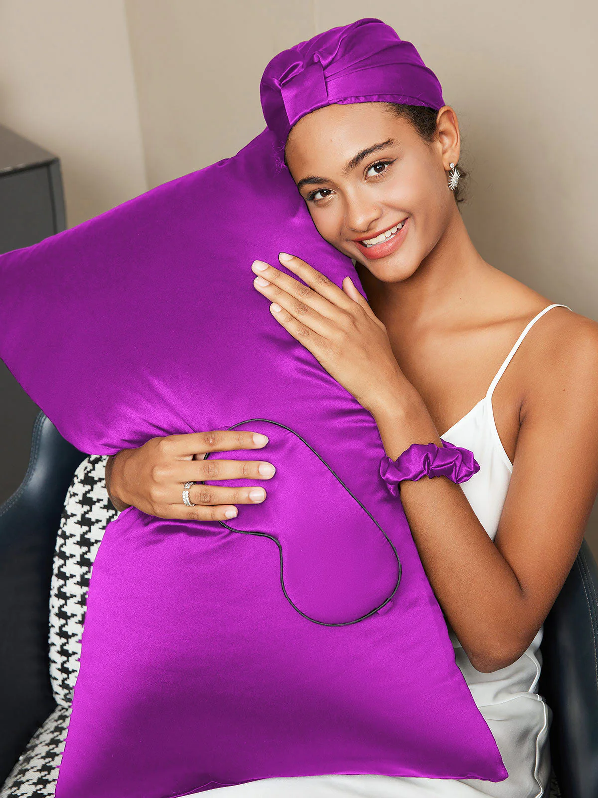 19Momme Silk Skin-Friendly Beauty Sleep 4Pcs Set (Envelope Pillowcase) - Image 69