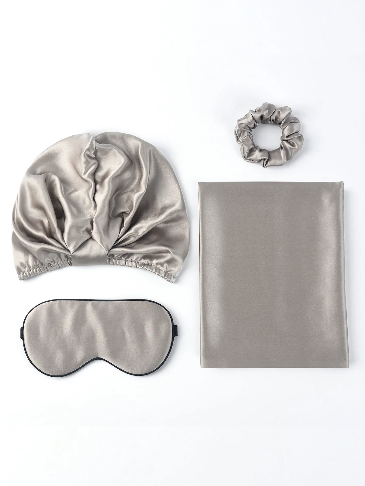 19Momme Silk Skin-Friendly Beauty Sleep 4Pcs Set (Hidden Zipper Pillowcase) - Image 20