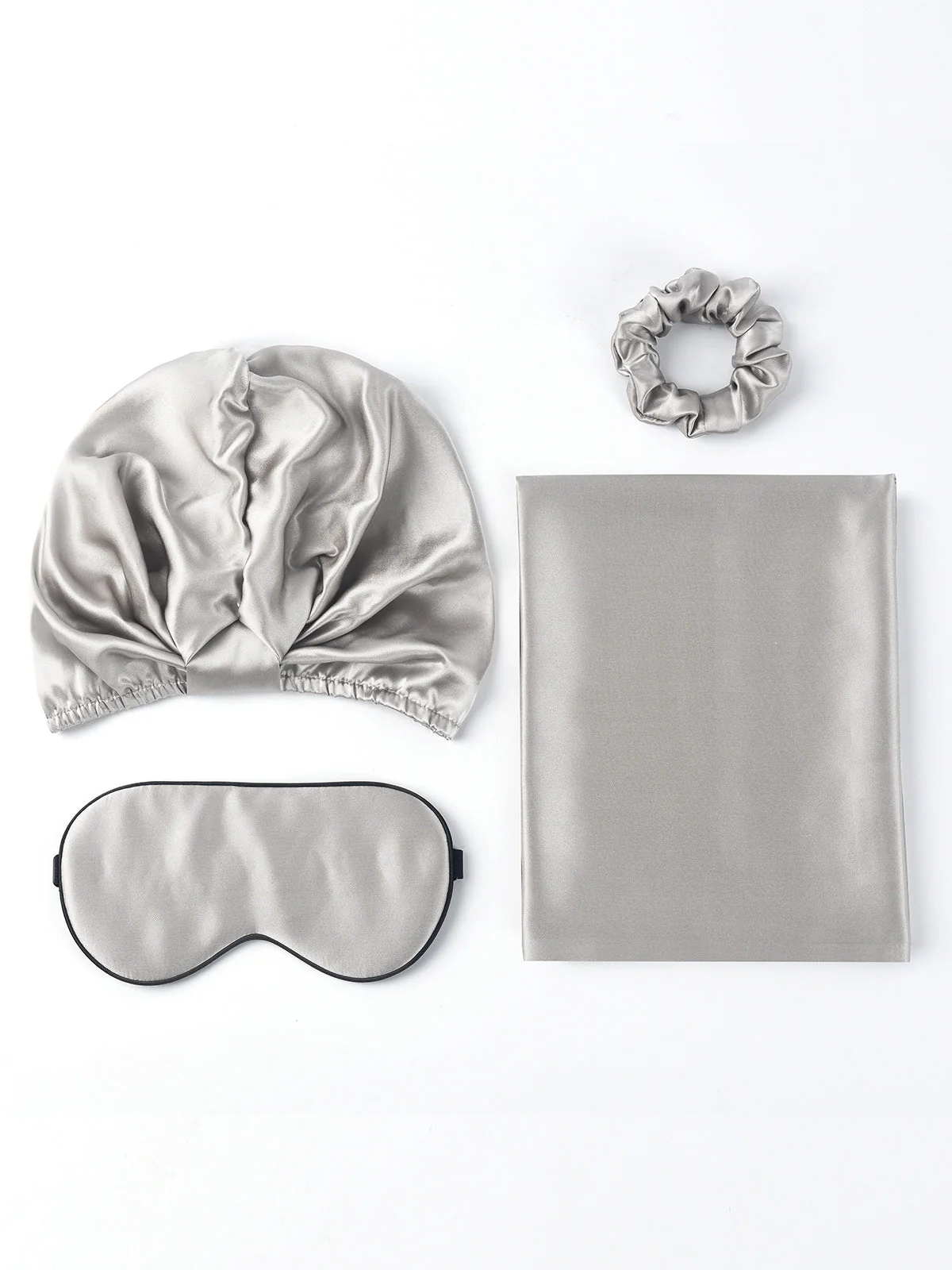 19Momme Silk Skin-Friendly Beauty Sleep 4Pcs Set (Hidden Zipper Pillowcase) - Image 28