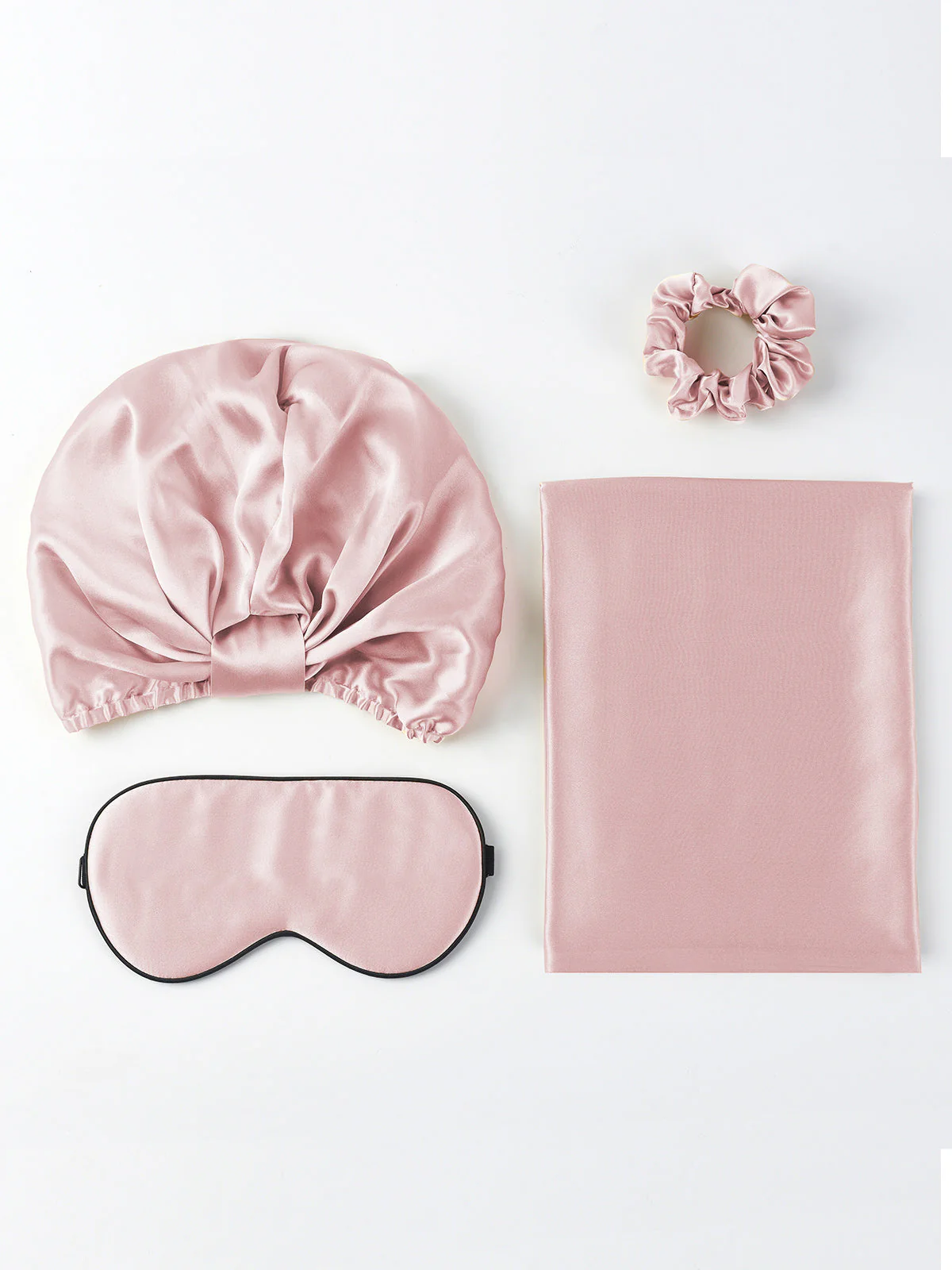 19Momme Silk Skin-Friendly Beauty Sleep 4Pcs Set (Hidden Zipper Pillowcase) - Image 48