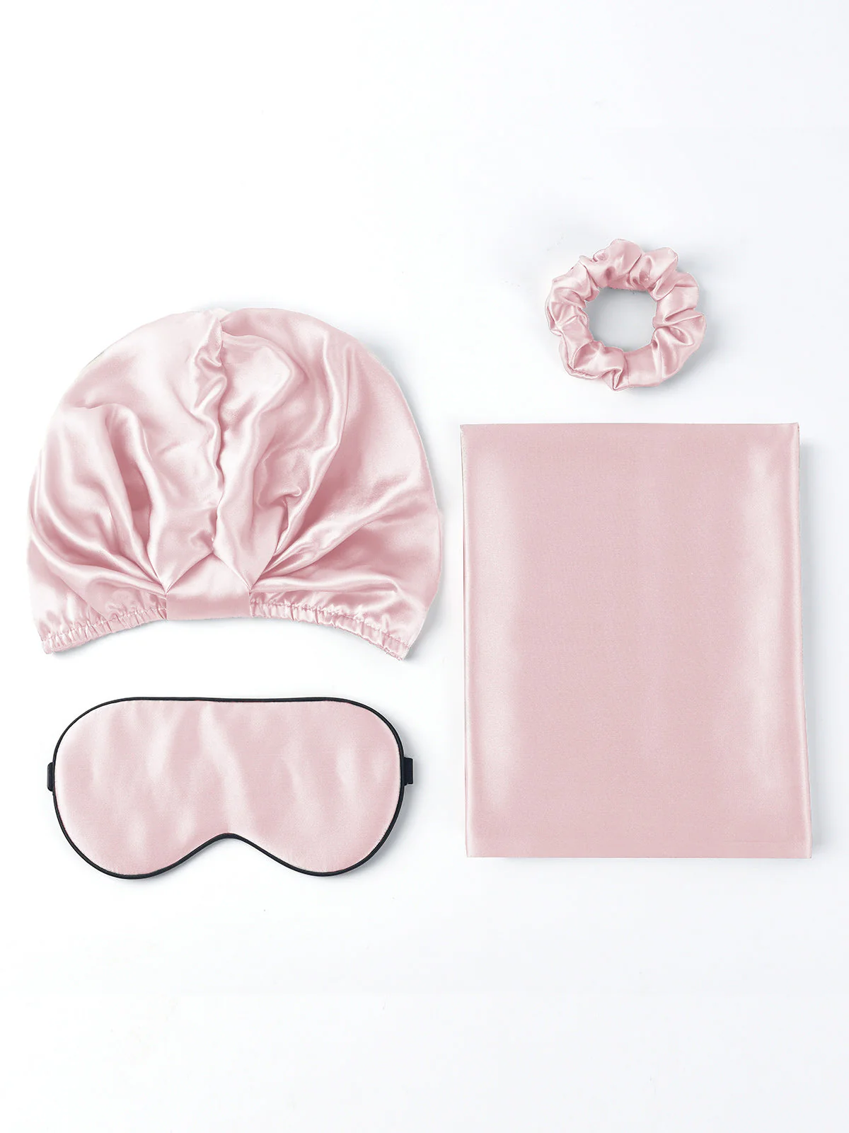 19Momme Silk Skin-Friendly Beauty Sleep 4Pcs Set (Hidden Zipper Pillowcase) - Image 5