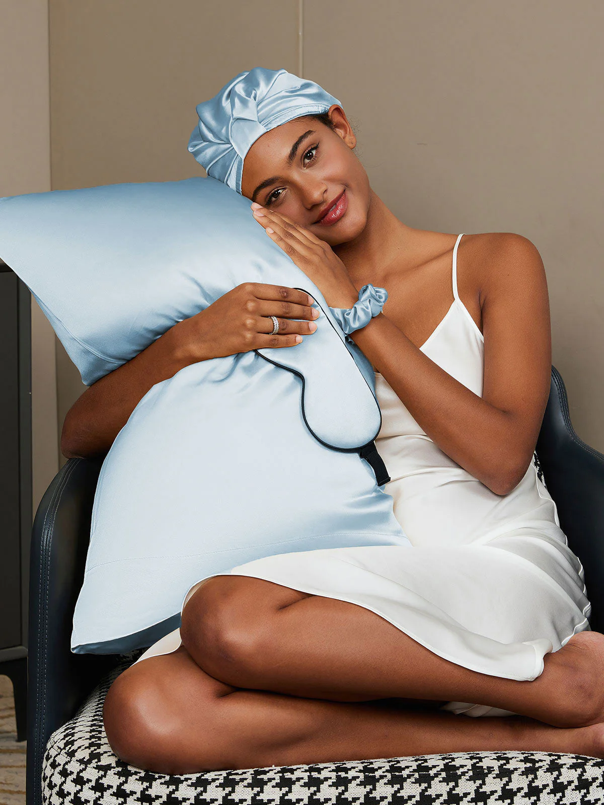 19Momme Silk Skin-Friendly Beauty Sleep 4Pcs Set (Hidden Zipper Pillowcase) - Image 61