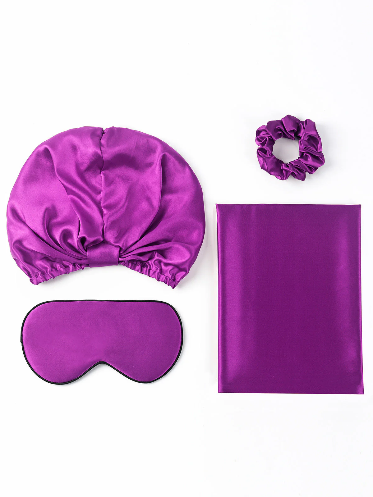 19Momme Silk Skin-Friendly Beauty Sleep 4Pcs Set (Hidden Zipper Pillowcase) - Image 73