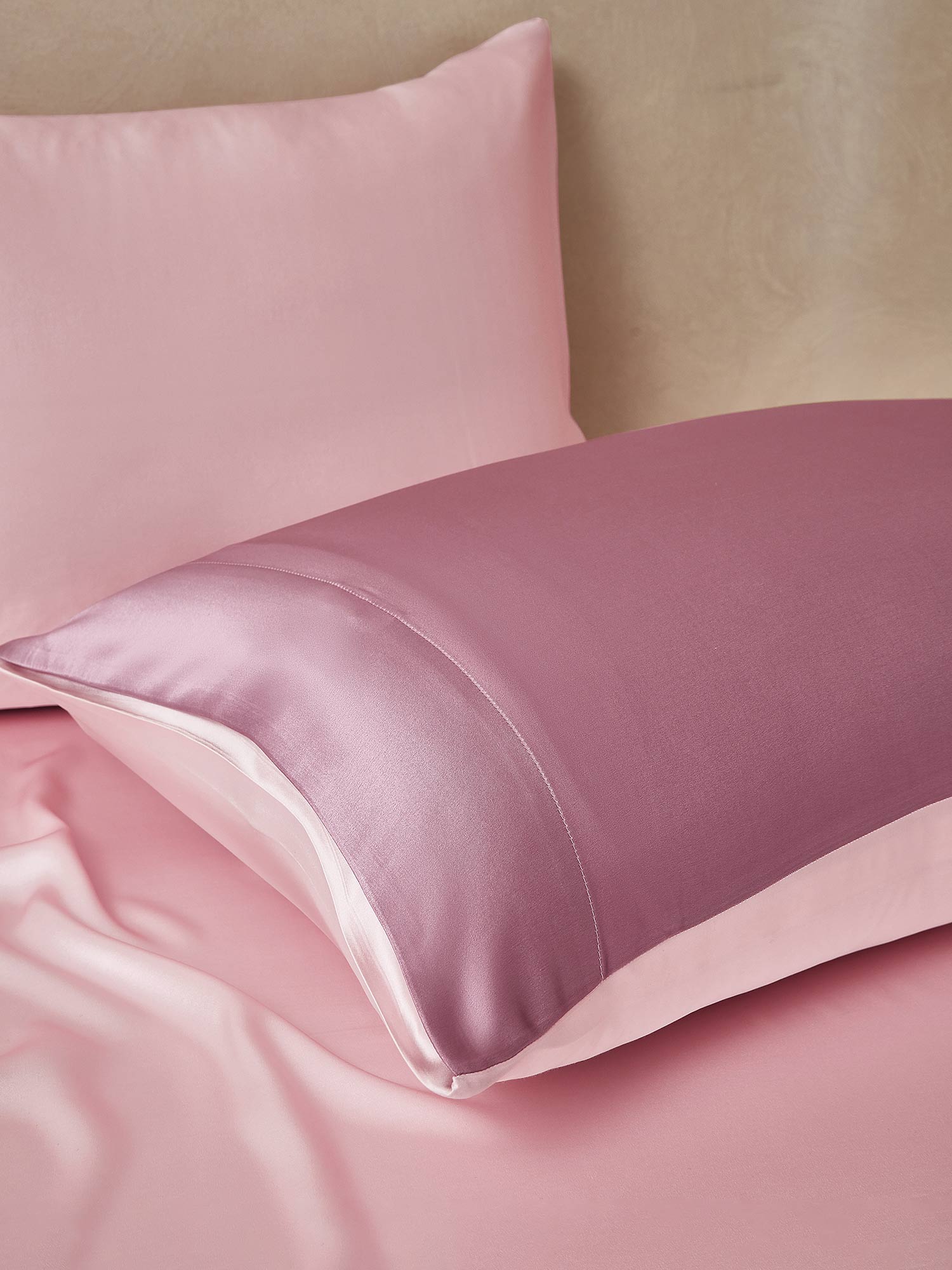 22Momme 3Pcs Silk Set Fitted Sheet+2x Pillowcases - Image 85