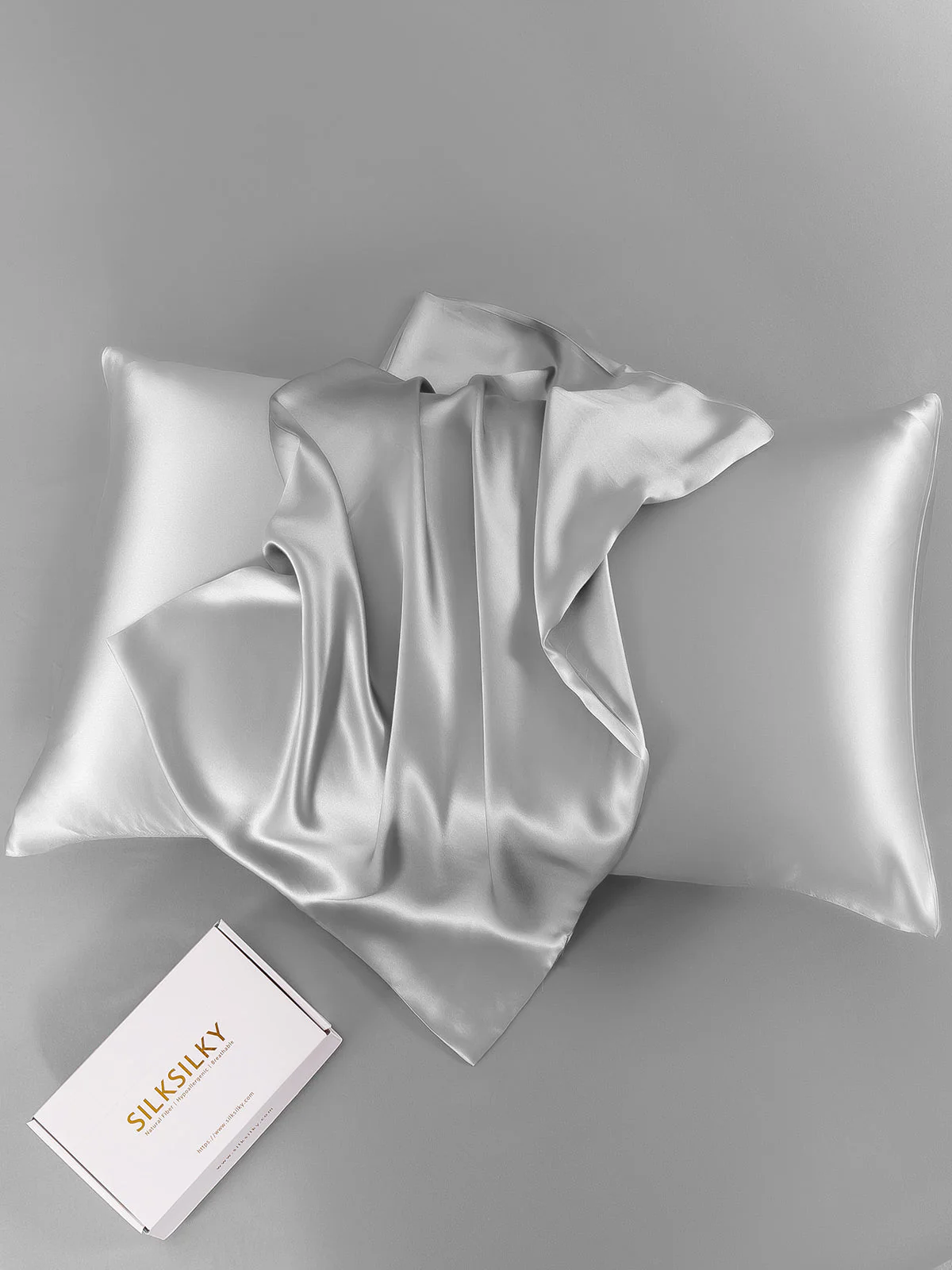 22Momme 100% Pure Silk Pillowcase - Envelope Closure - Image 61