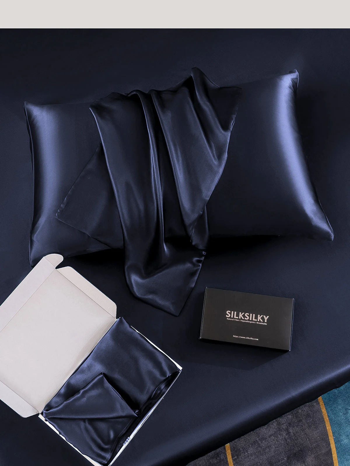 22Momme 100% Pure Silk Pillowcase - Hidden Zipper - Image 18