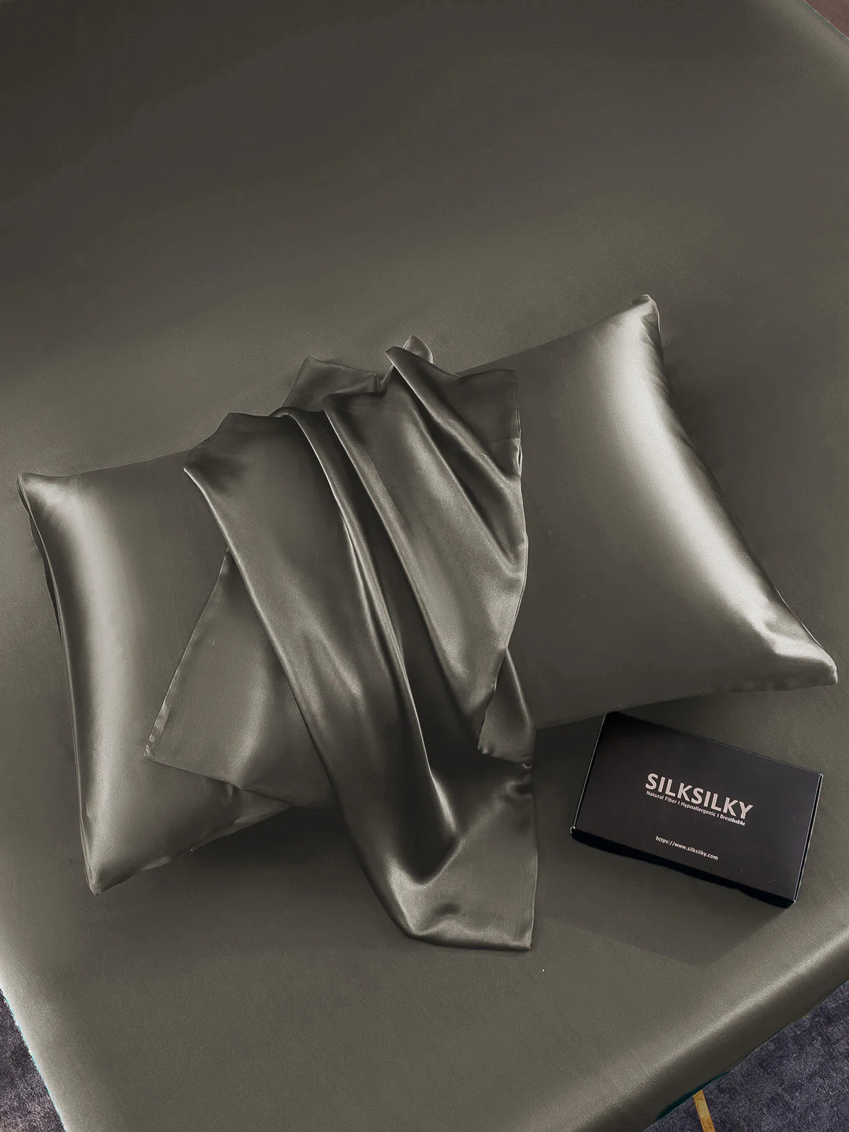 22Momme 100% Pure Silk Pillowcase - Hidden Zipper - Image 23