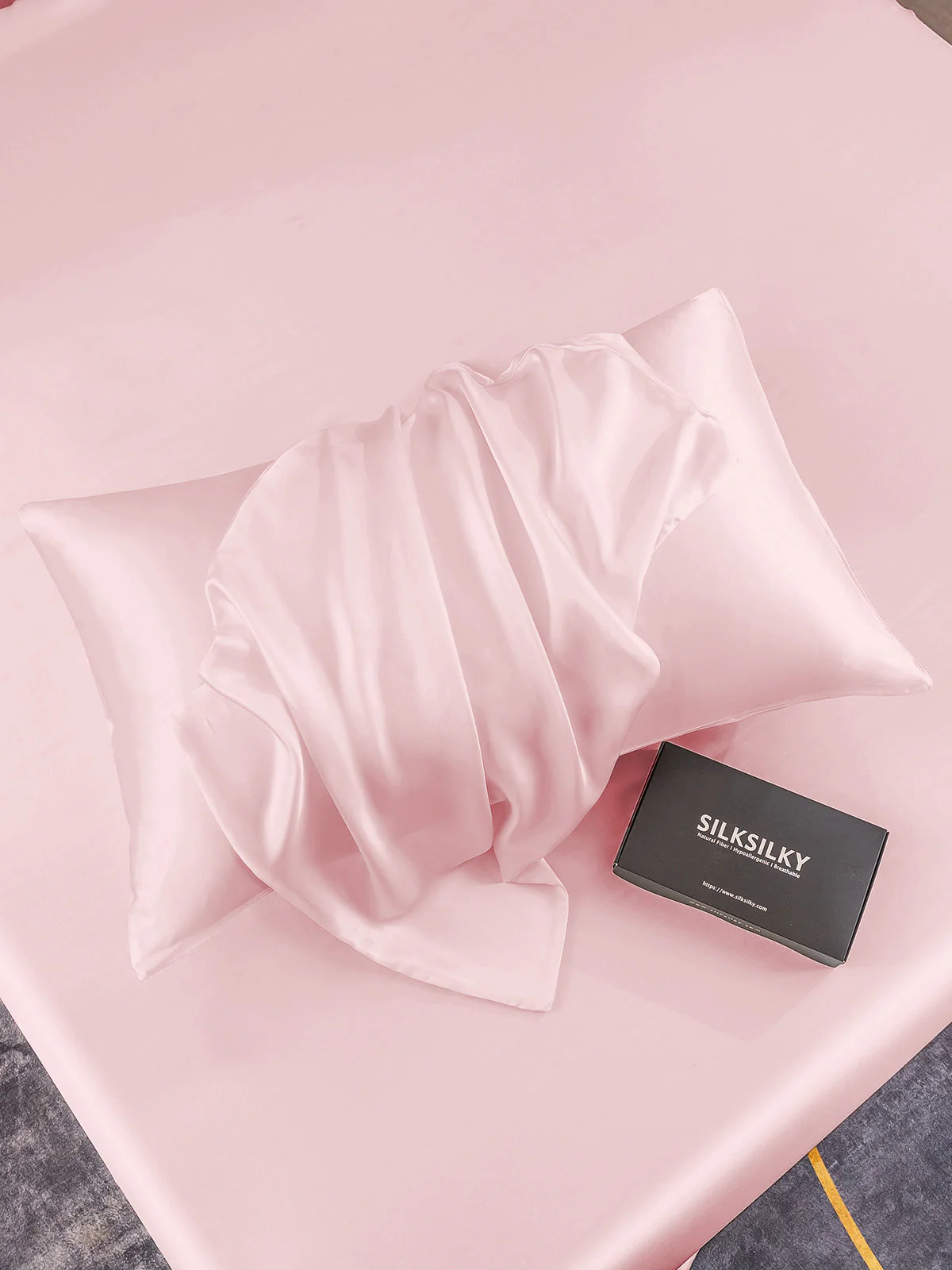 22Momme 100% Pure Silk Pillowcase - Hidden Zipper - Image 29