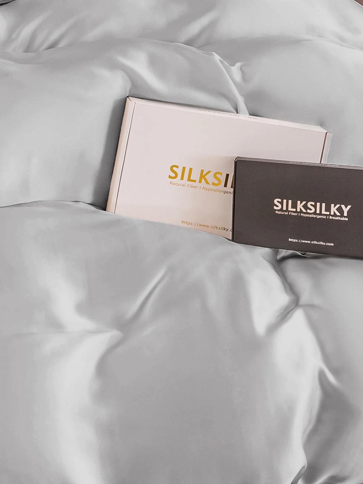 22Momme Mulberry Silk Seamless Duvet Cover - Image 25