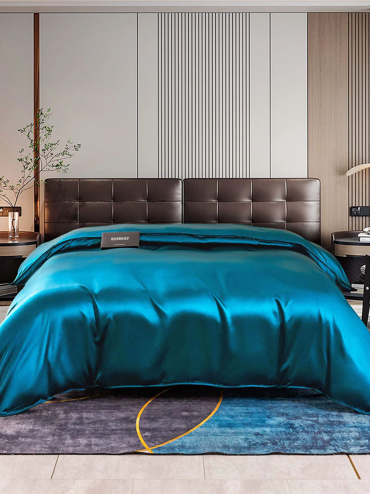 22Momme Mulberry Silk Seamless Duvet Cover - Image 29