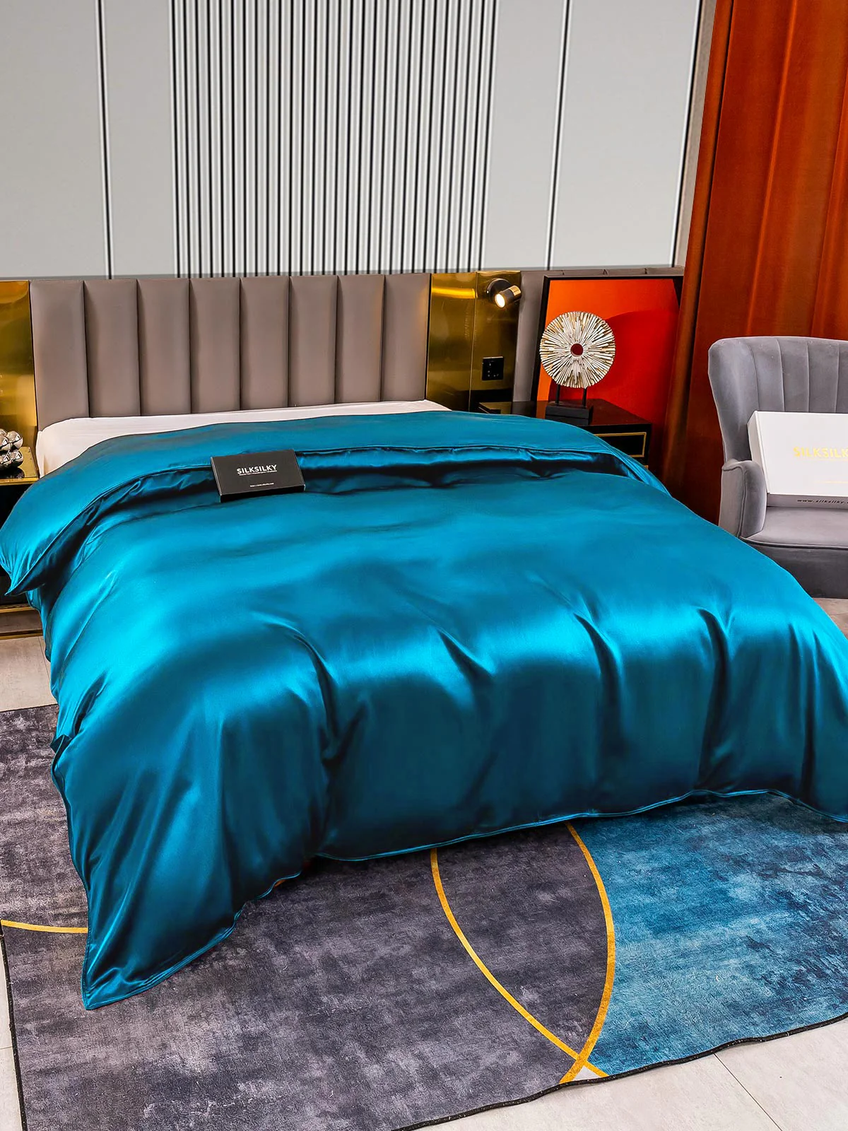 22Momme Mulberry Silk Seamless Duvet Cover - Image 30