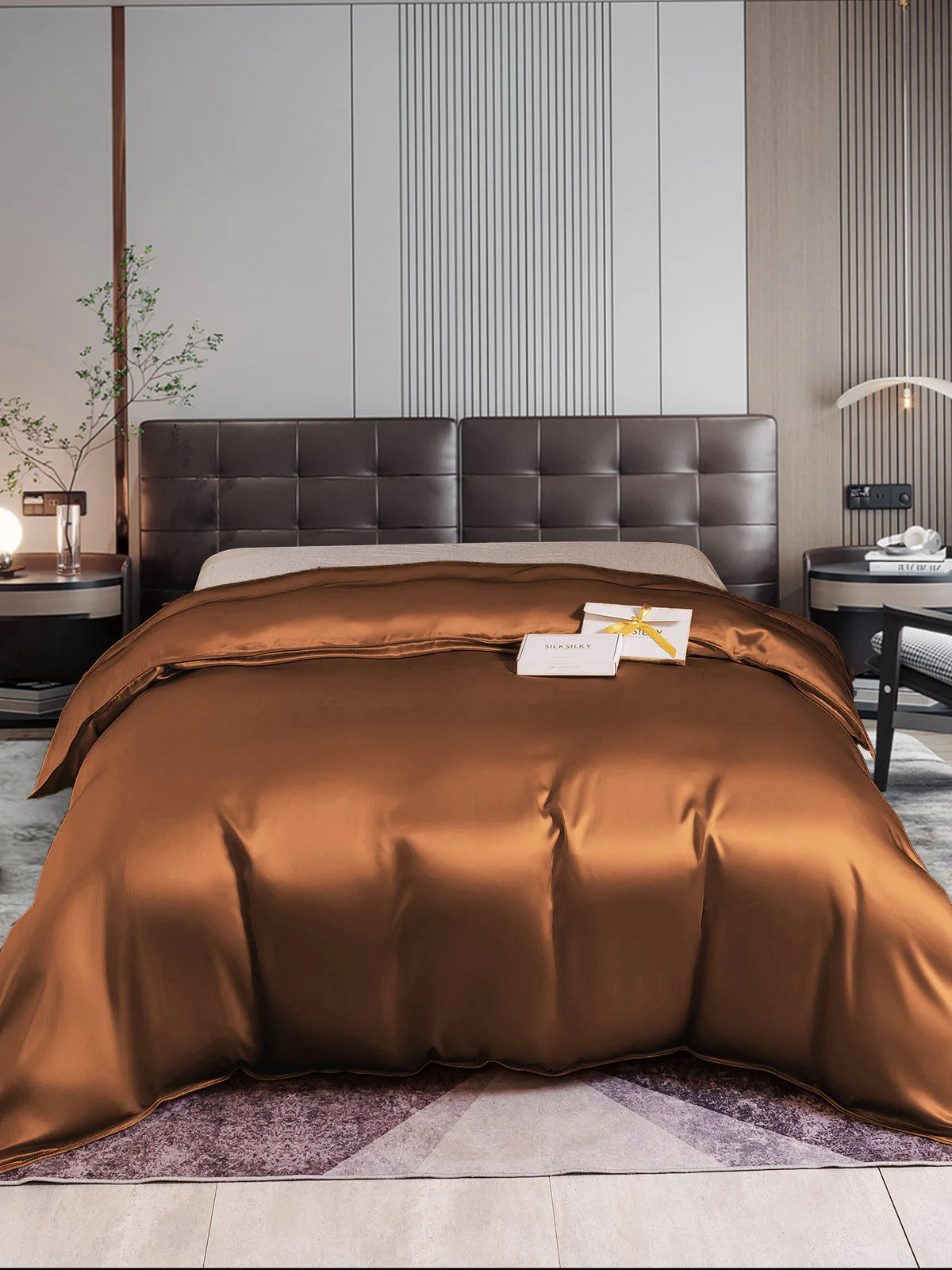 22Momme Mulberry Silk Seamless Duvet Cover - Image 32