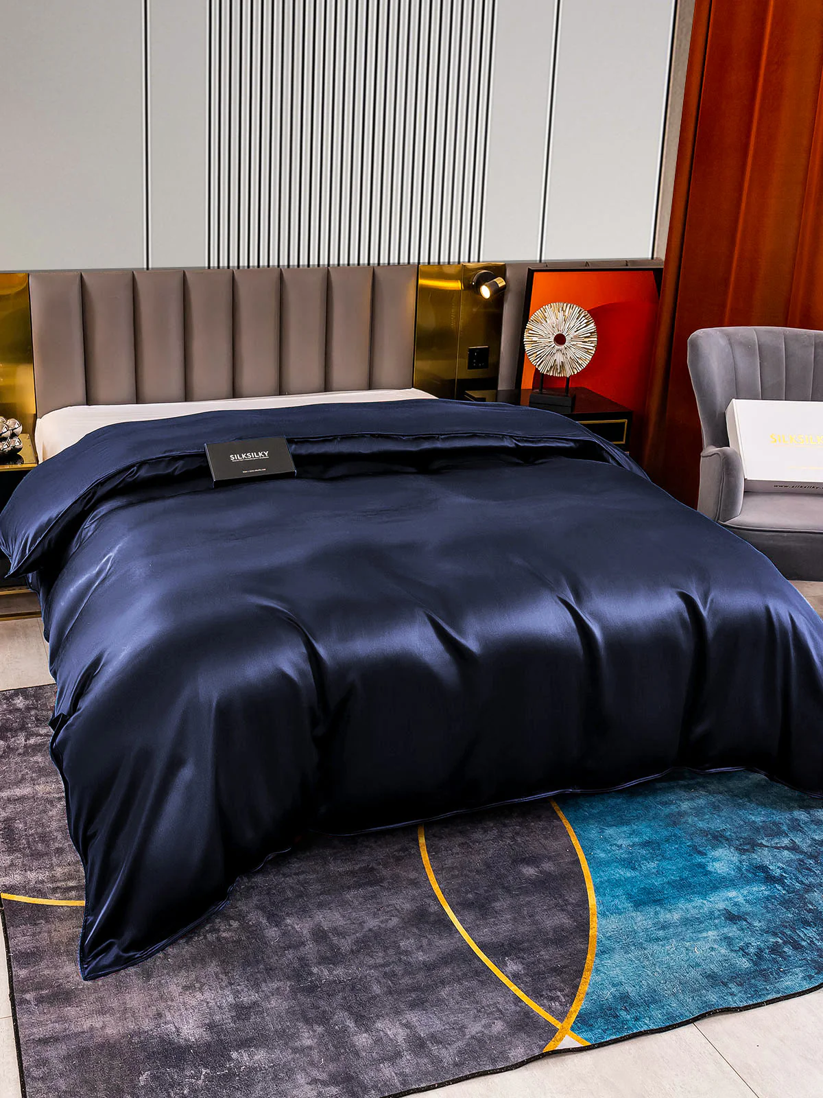 22Momme Mulberry Silk Seamless Duvet Cover - Image 8