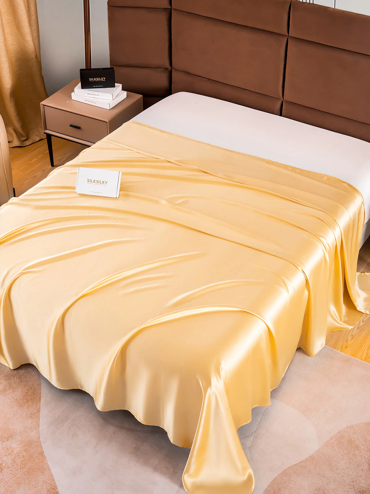 22Momme Mulberry Silk Seamless Flat Sheet - Image 17
