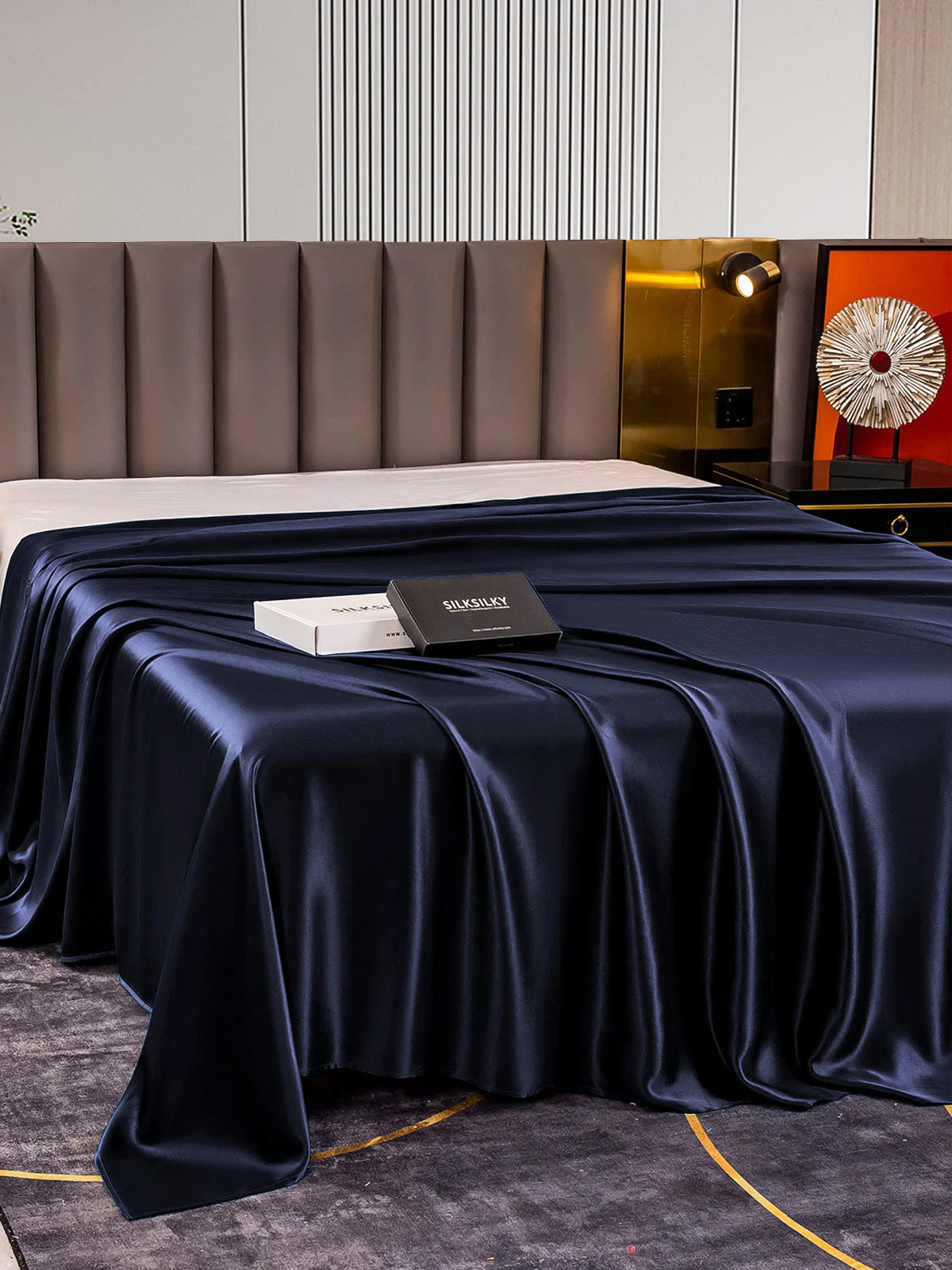 22Momme Mulberry Silk Seamless Flat Sheet - Image 8